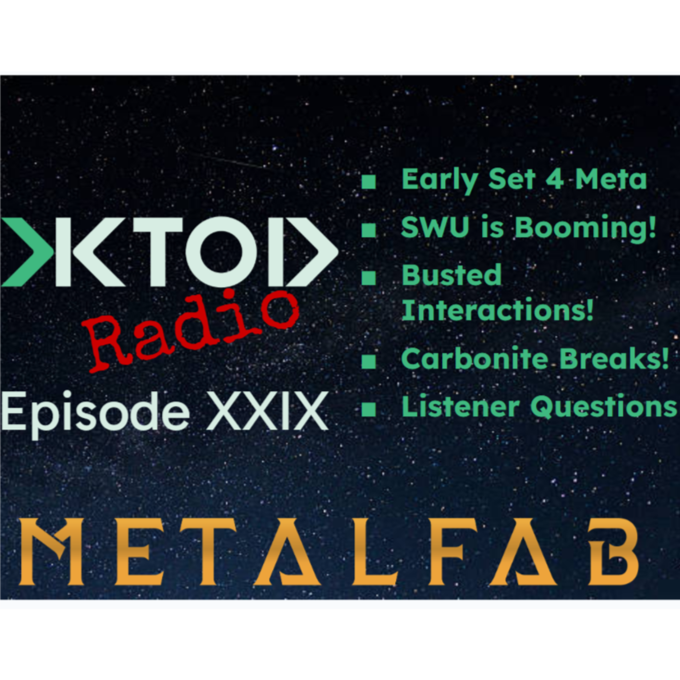 KTOD Radio - The Competitive Star Wars Unlimited Podcast