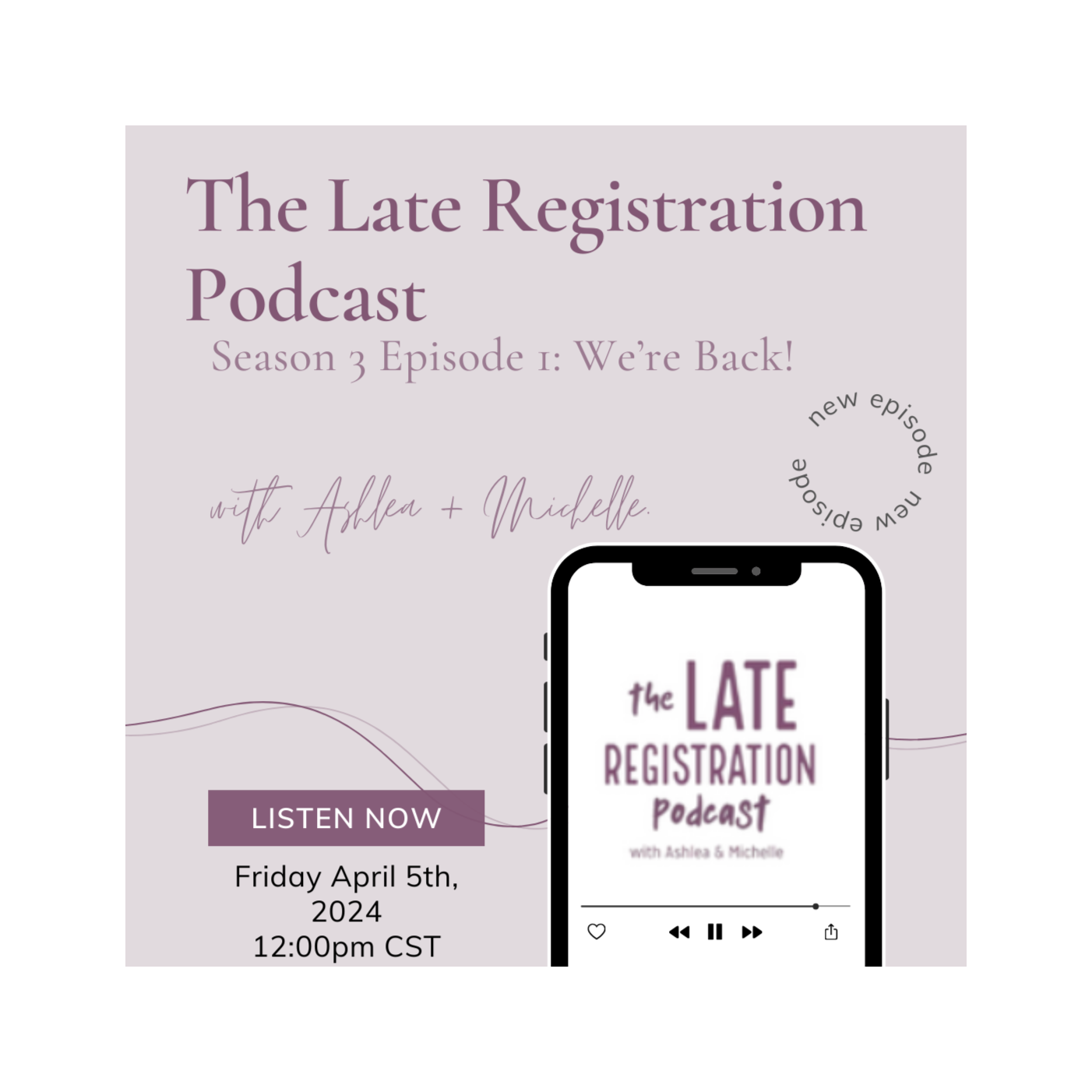 The Late Registration Podcast
