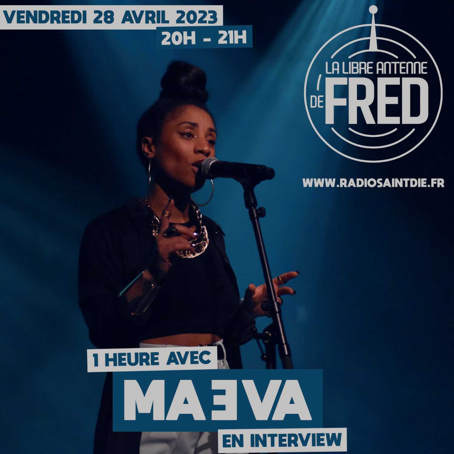 Maeva interview La libre antenne de Fred du 28 avril 2023 sur Radio Saint-Dié podcast artwork