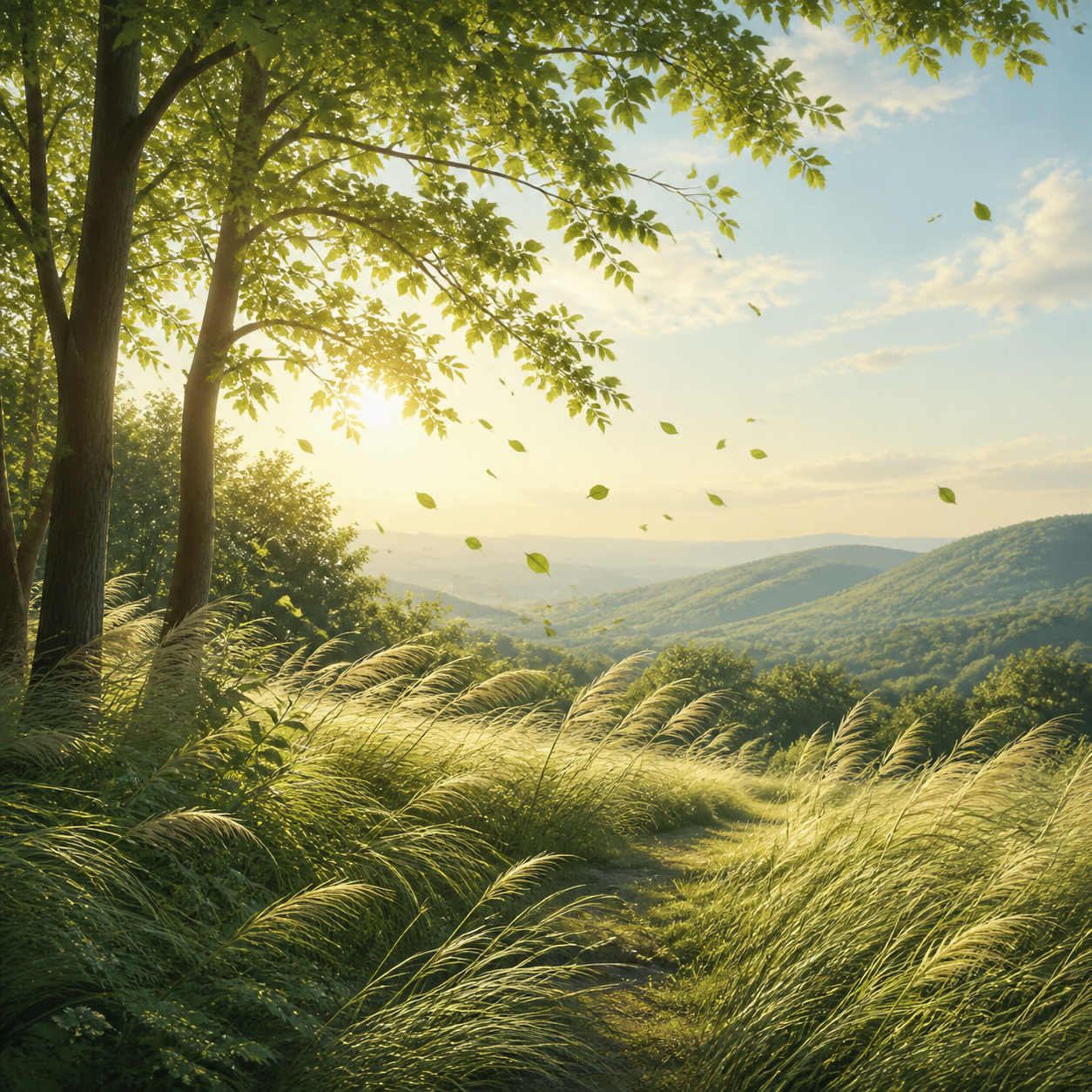🌬️ VENT puissant en FORÊT et souffle profond — 1 H d'ambiance naturelle enveloppante pour libérer les tensions, respirer et lâcher prise
