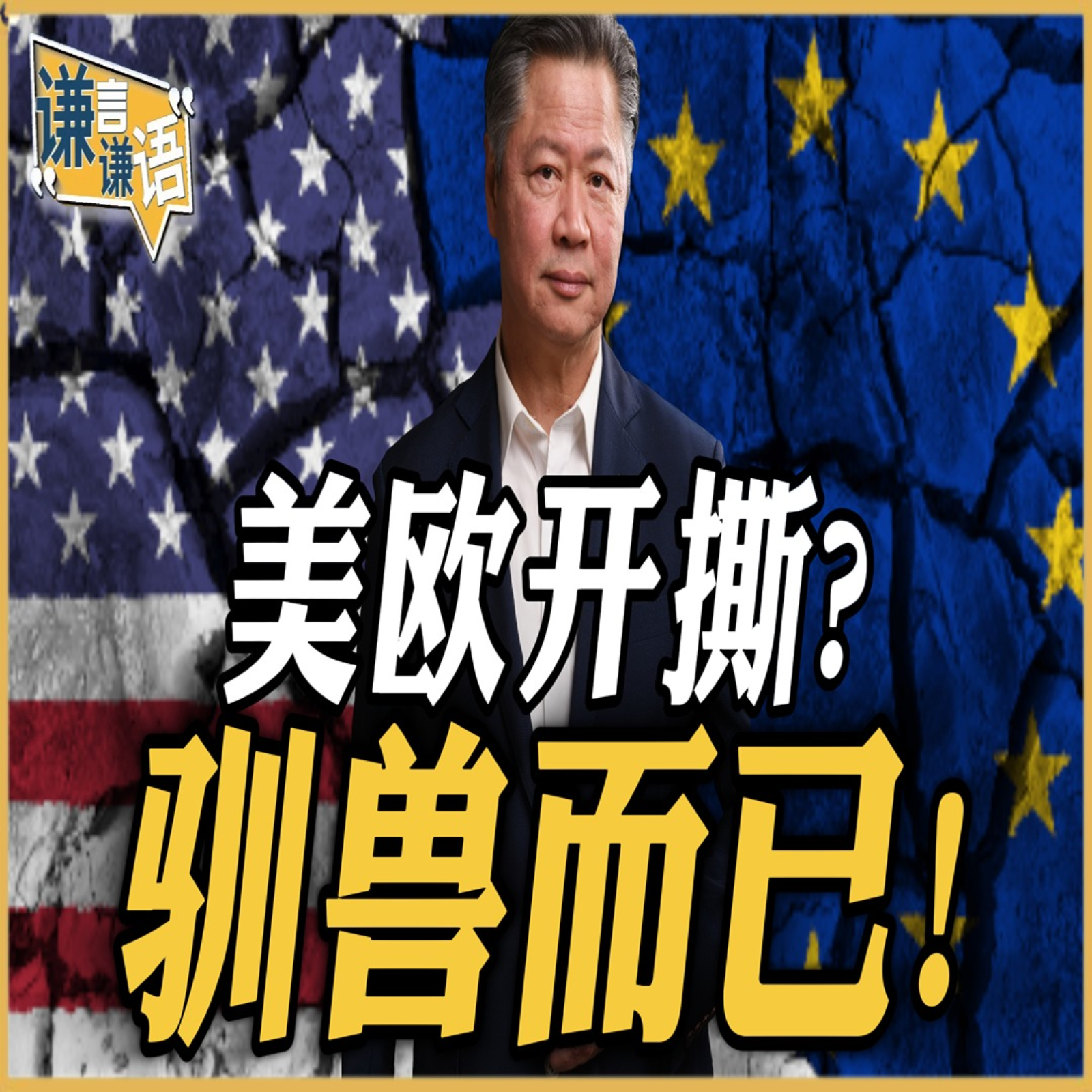 《谦言谦语》赖岳谦 公开版  | 美欧开撕？驯兽而已！ episode artwork