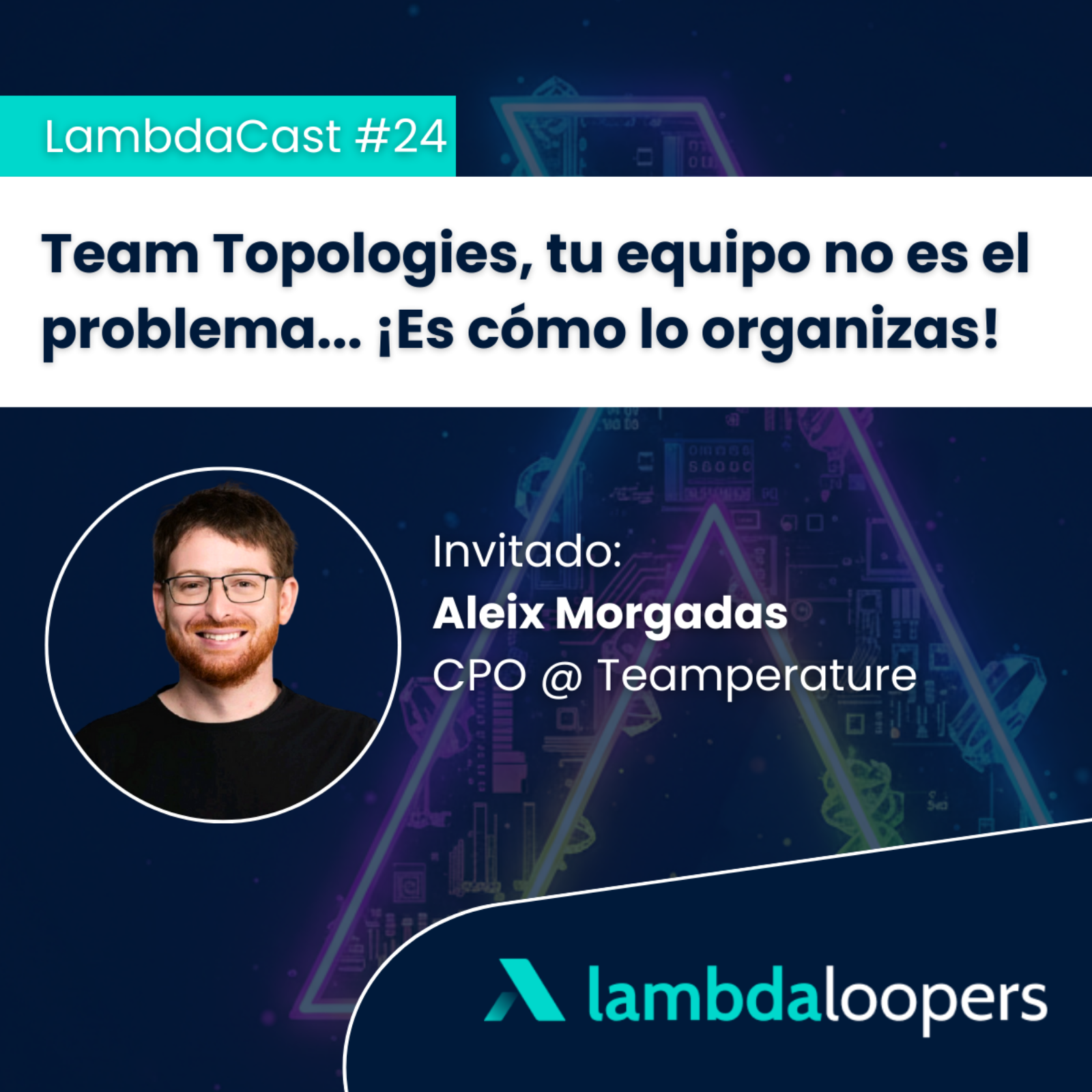 LambdaCast #24. Team Topologies, tu equipo no es el problema... ¡Es cómo lo organizas! episode artwork