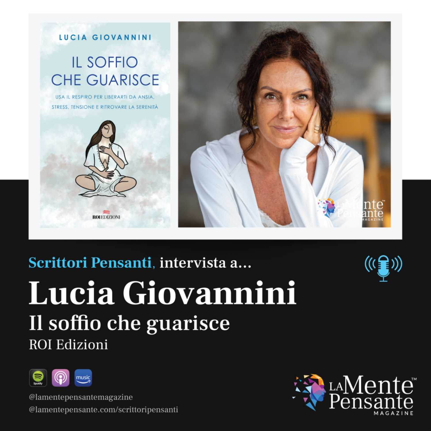 Lucia Giovannini Intervista all'Autrice del libro "Il soffio che guarisce", ROI Edizioni 2023