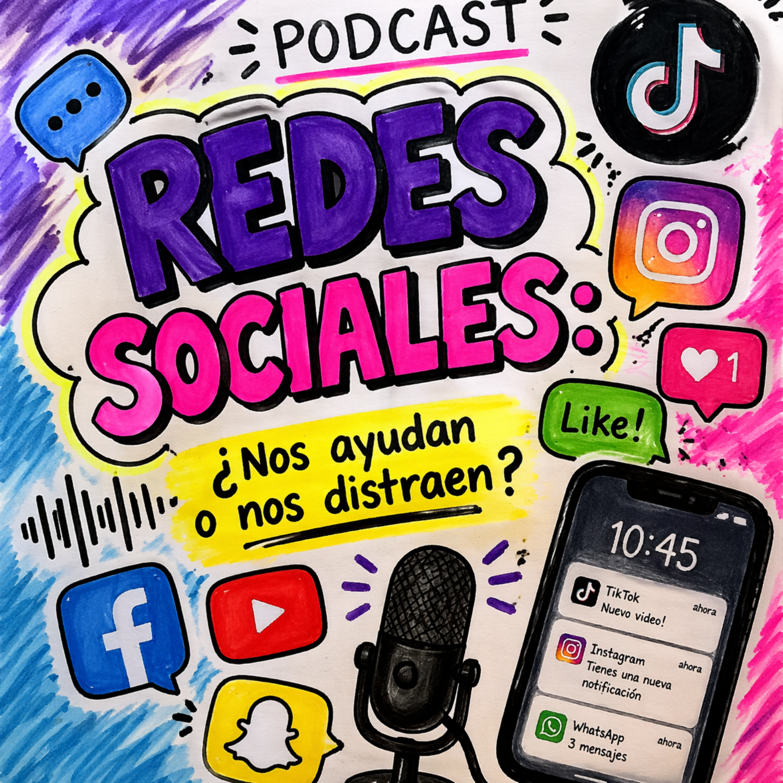 “Las redes sociales: ¿nos ayudan o nos distraen?