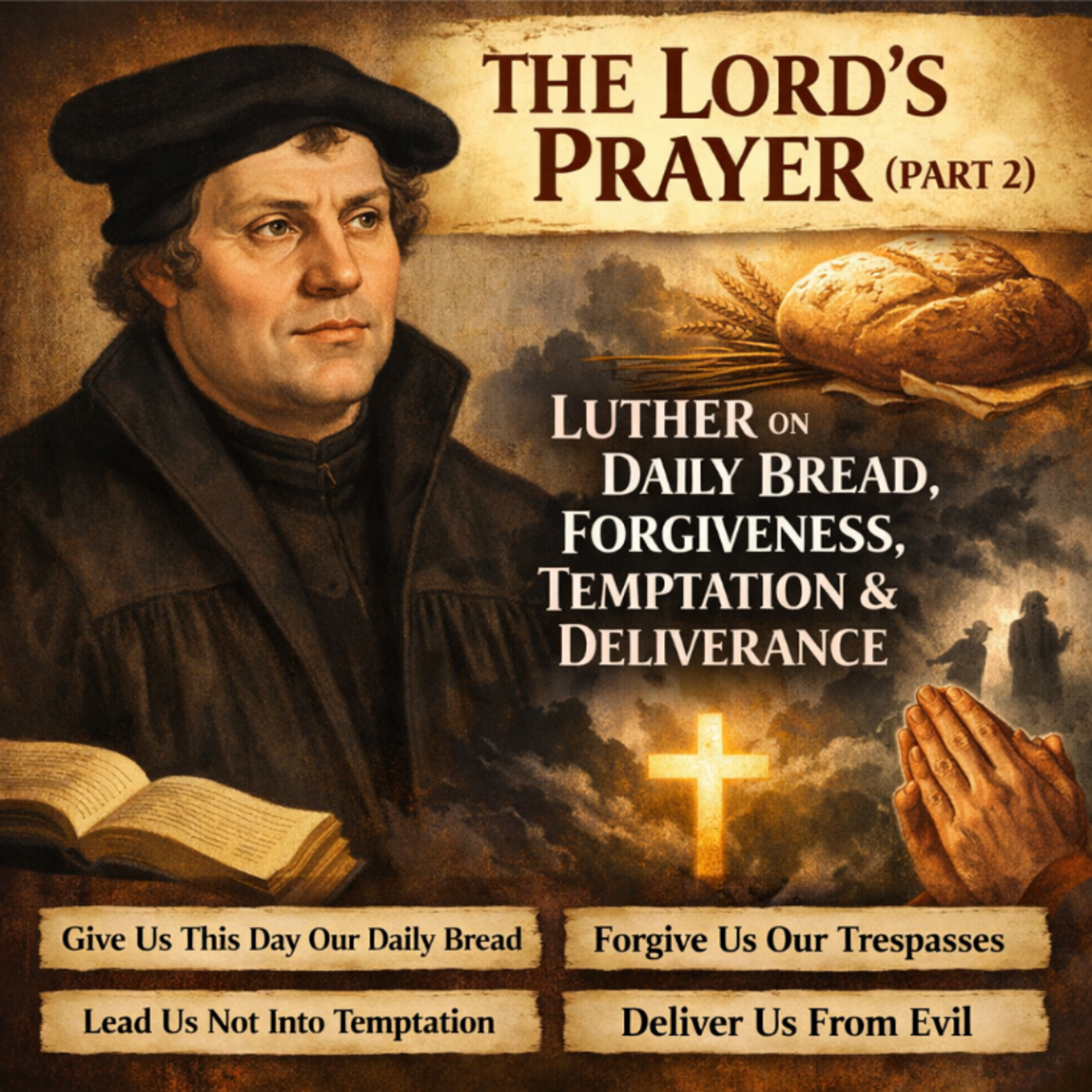 The Lord’s Prayer (Part 2): Luther on Daily Bread, Forgiveness, Temptation & Deliverance