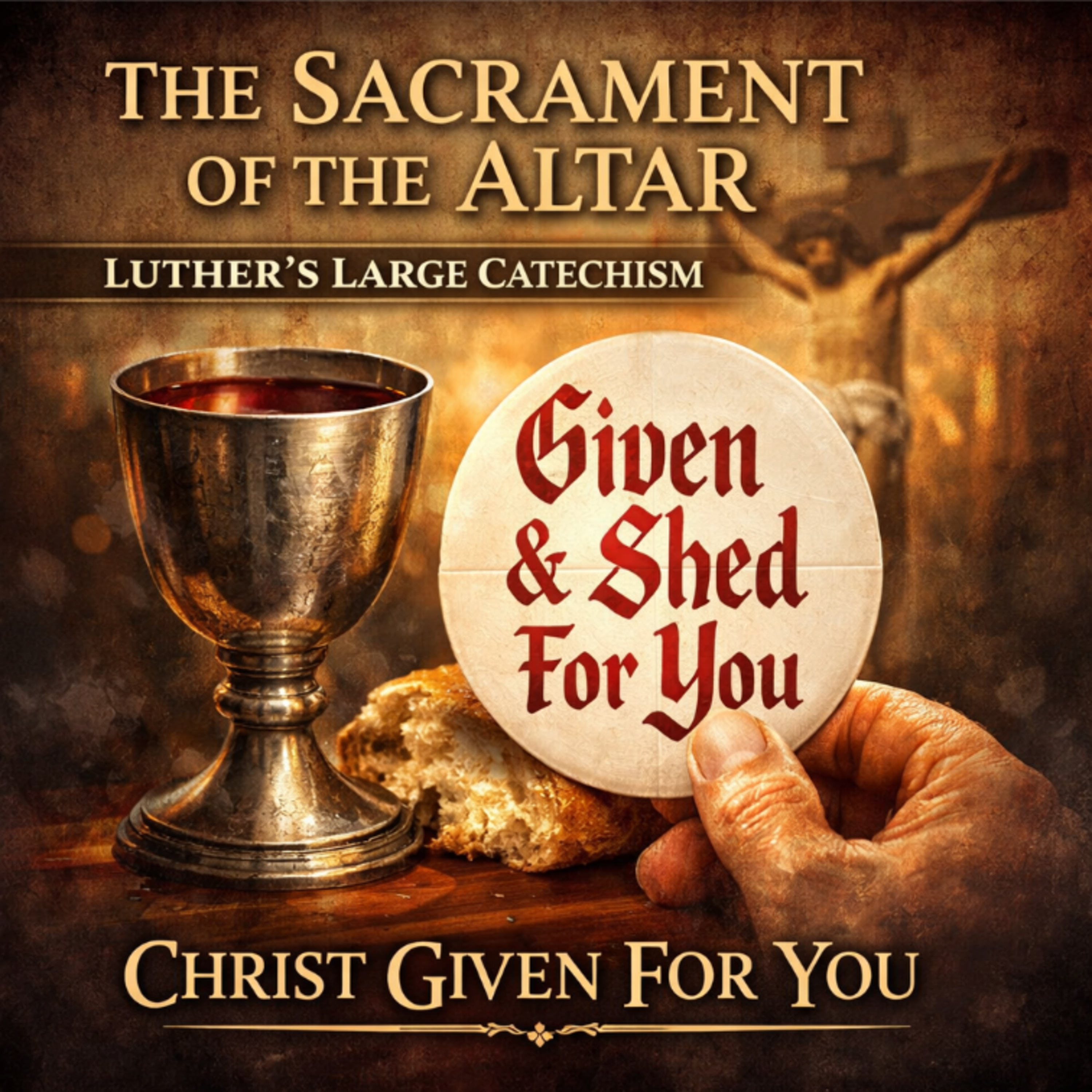 The Sacrament of the Altar — Luther’s Large Catechism Christ Given For You