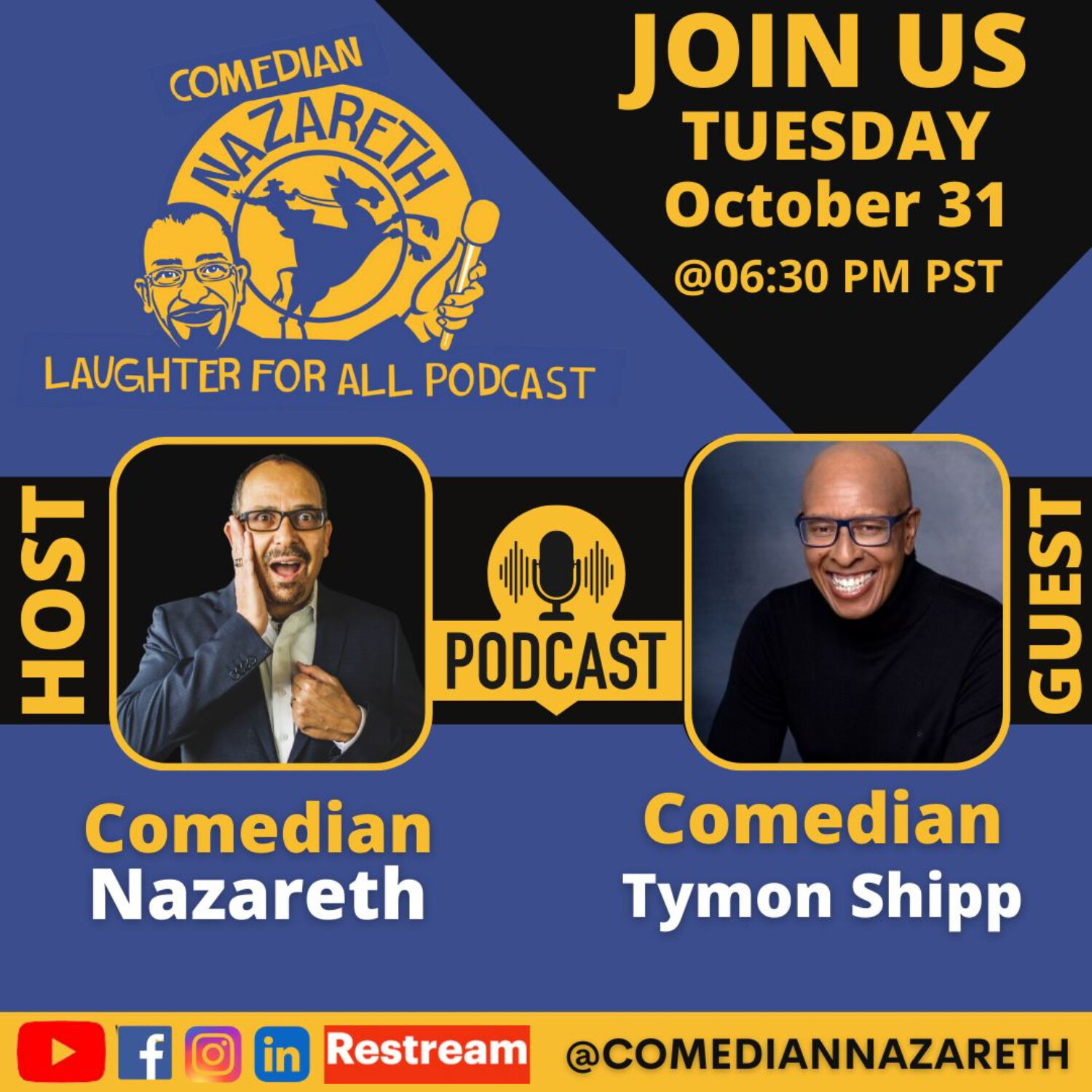 How to Communicate with Teens in Juvenile Hall by Comedian Tymon Shipp episode artwork