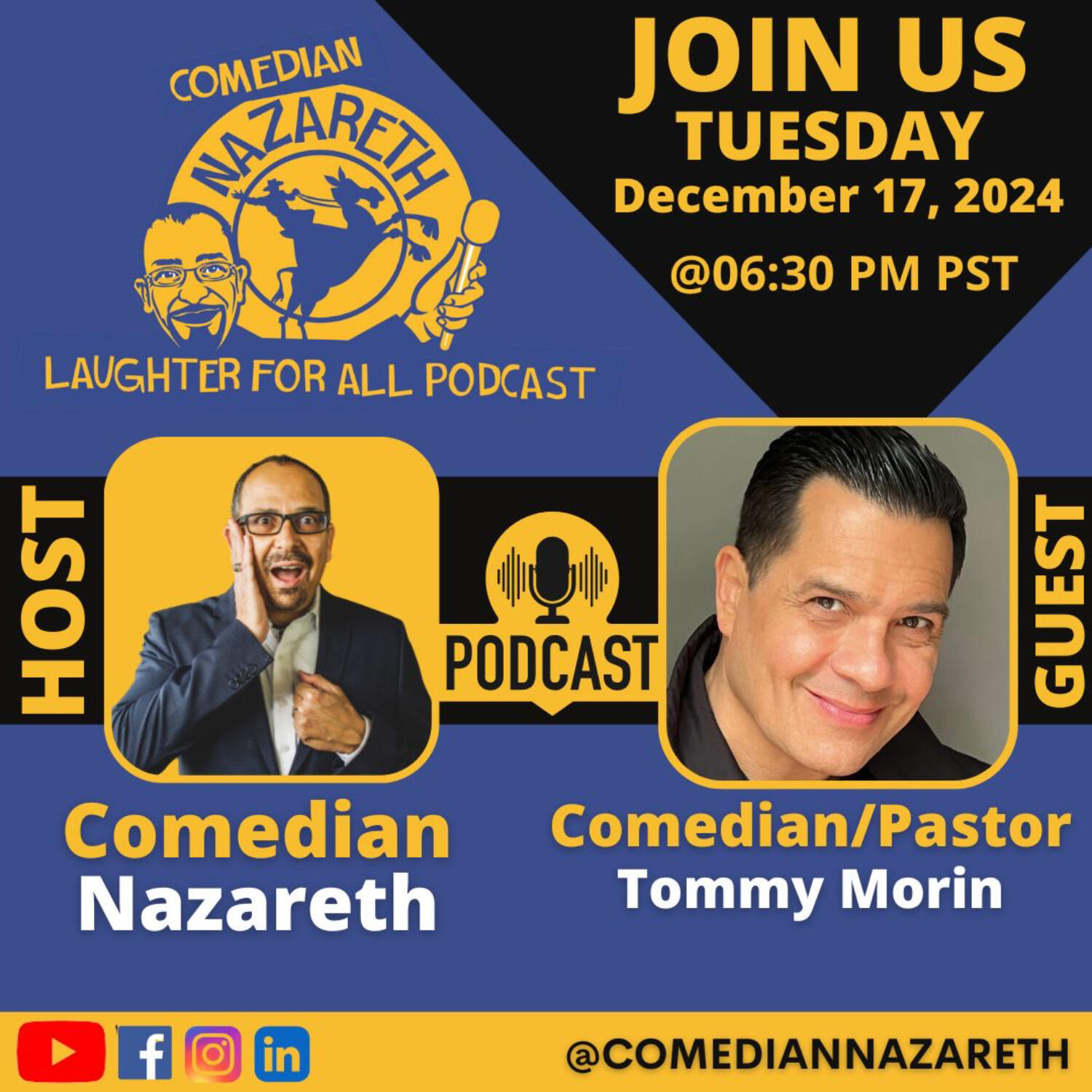 The Manic Hispanic Comedian Tommy Morin episode artwork