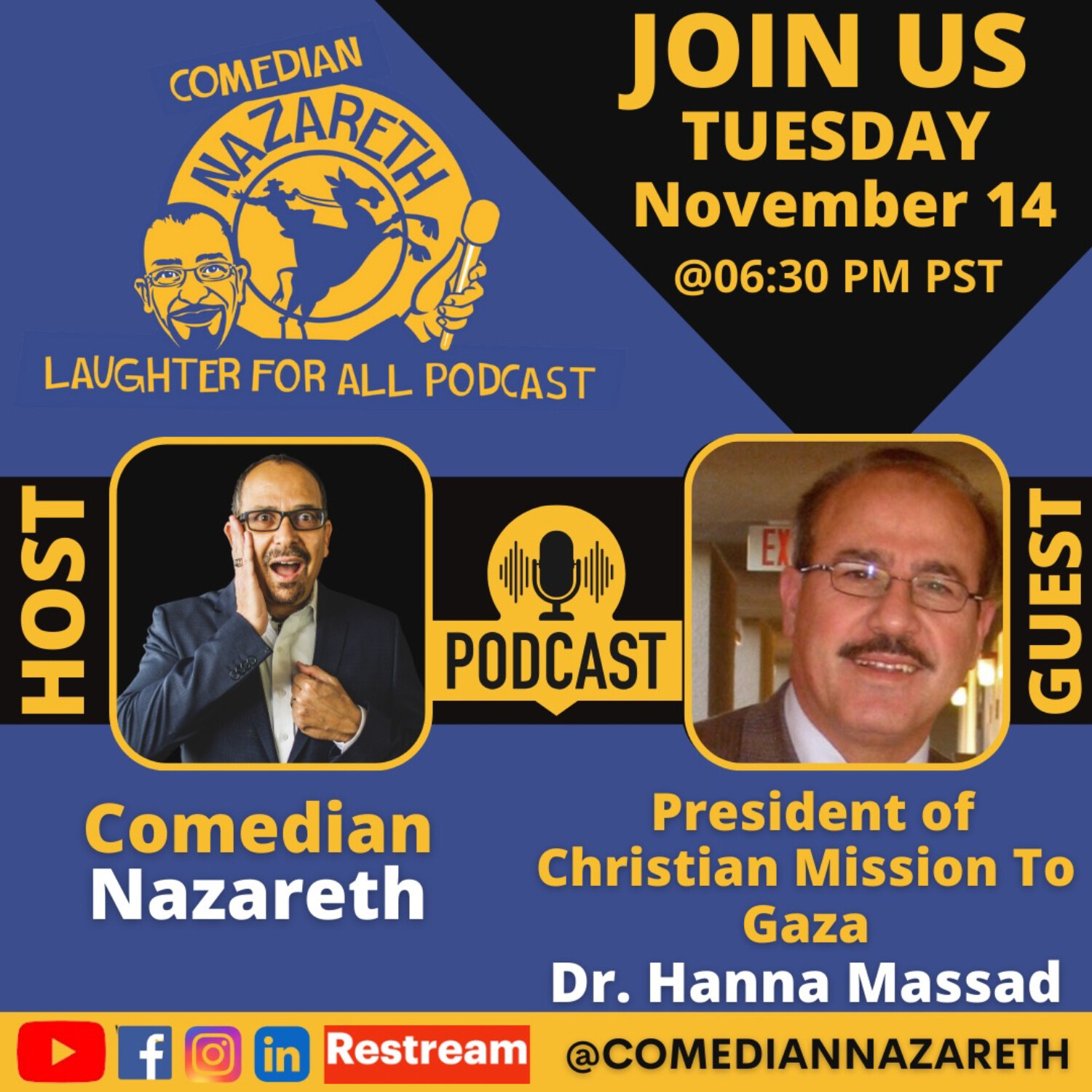 Ep 190 A Christian Mission To Gaza with Dr. Hanna Massad episode artwork