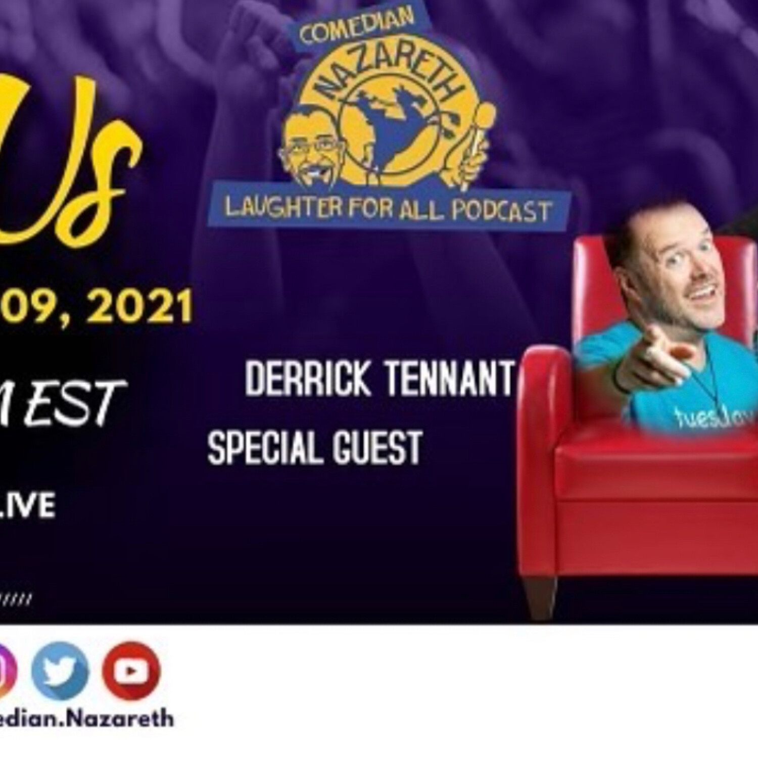 Laughter for All Podcast with Comedian Nazareth