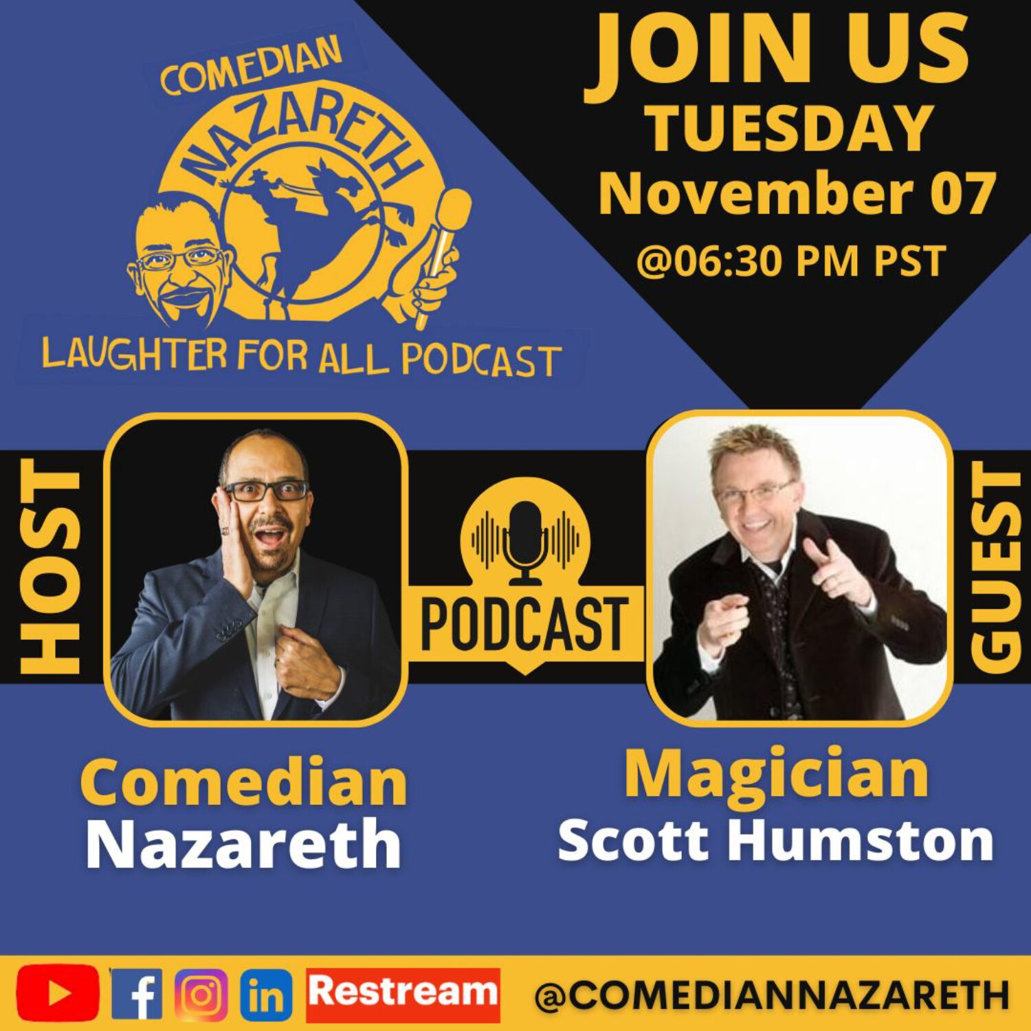 From Speech-Related Birth Defect to Speaking for a Living with Magician Scott Humston episode artwork