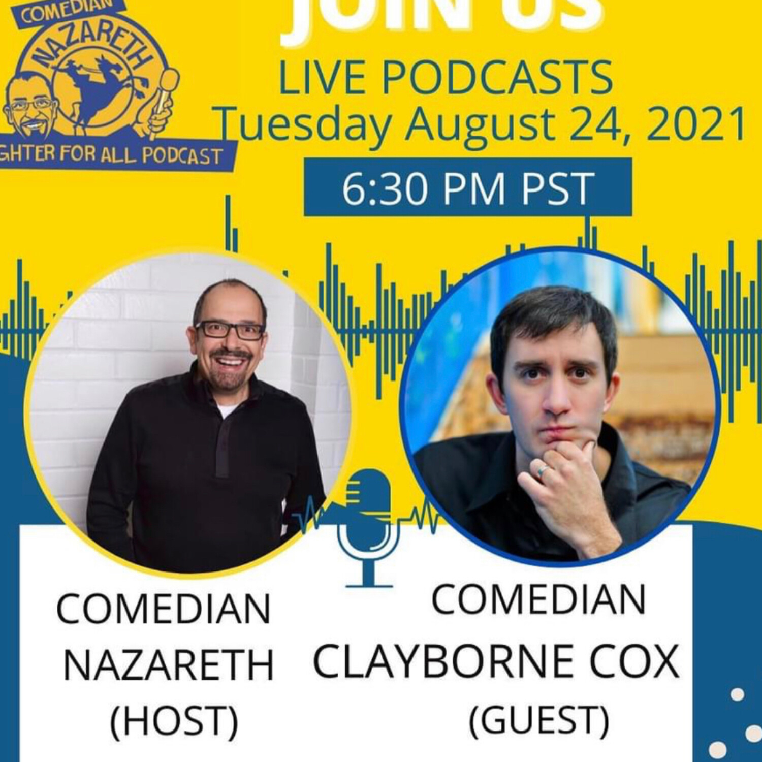 Laughter for All Podcast with Comedian Nazareth