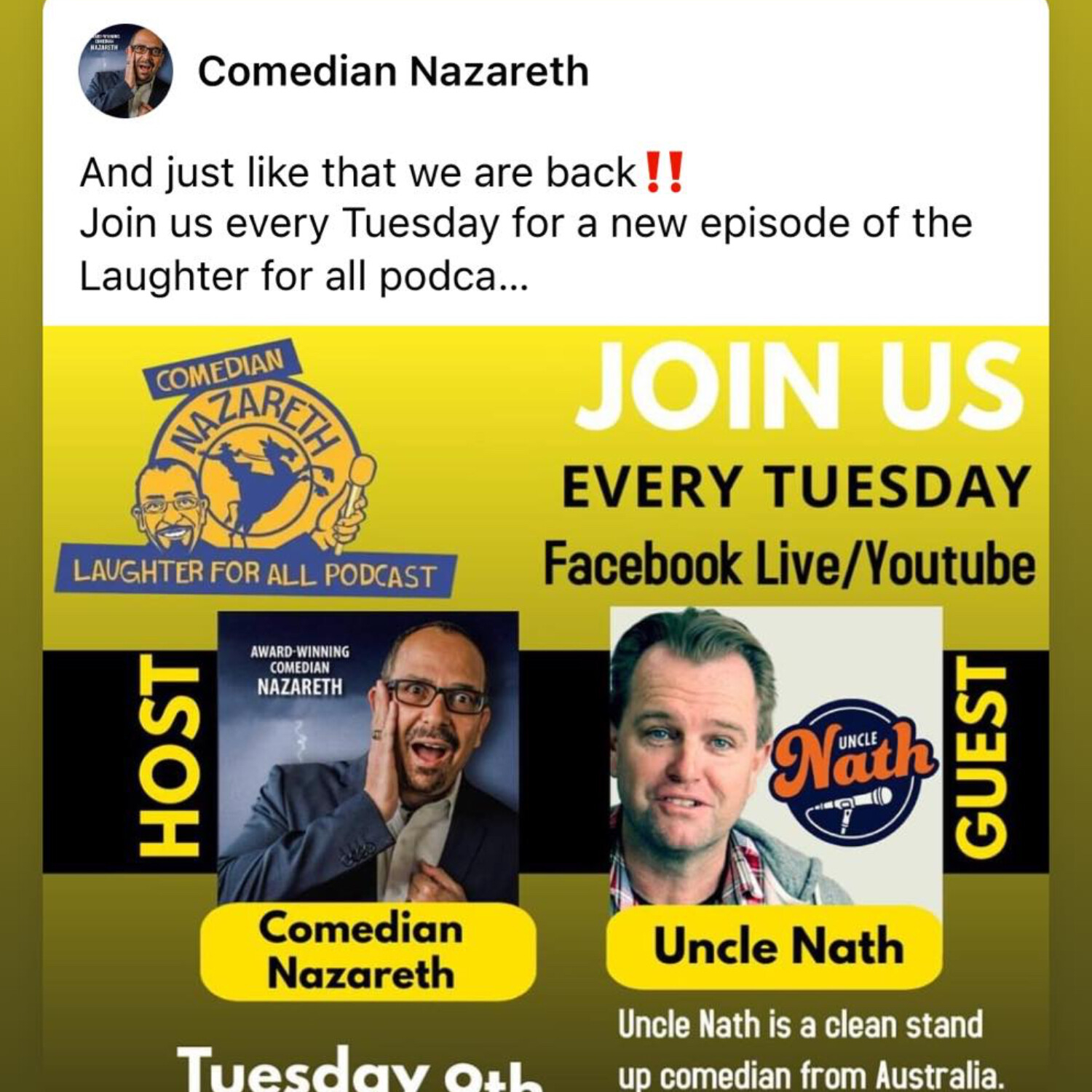 LFA Podcast: Comedy in Australia episode artwork