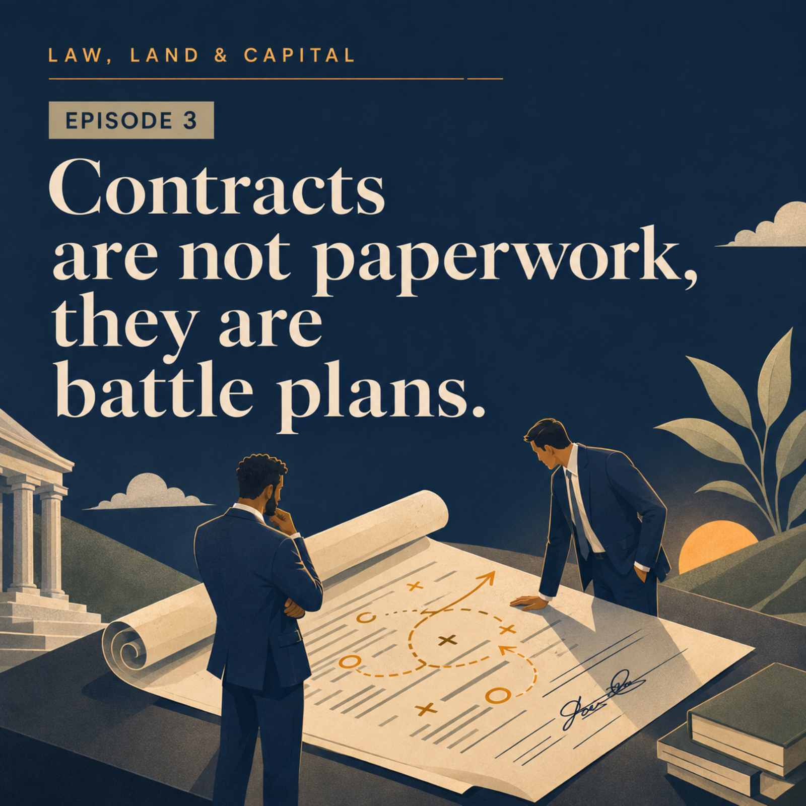 Contracts are not just paperwork—they are battle plans episode artwork