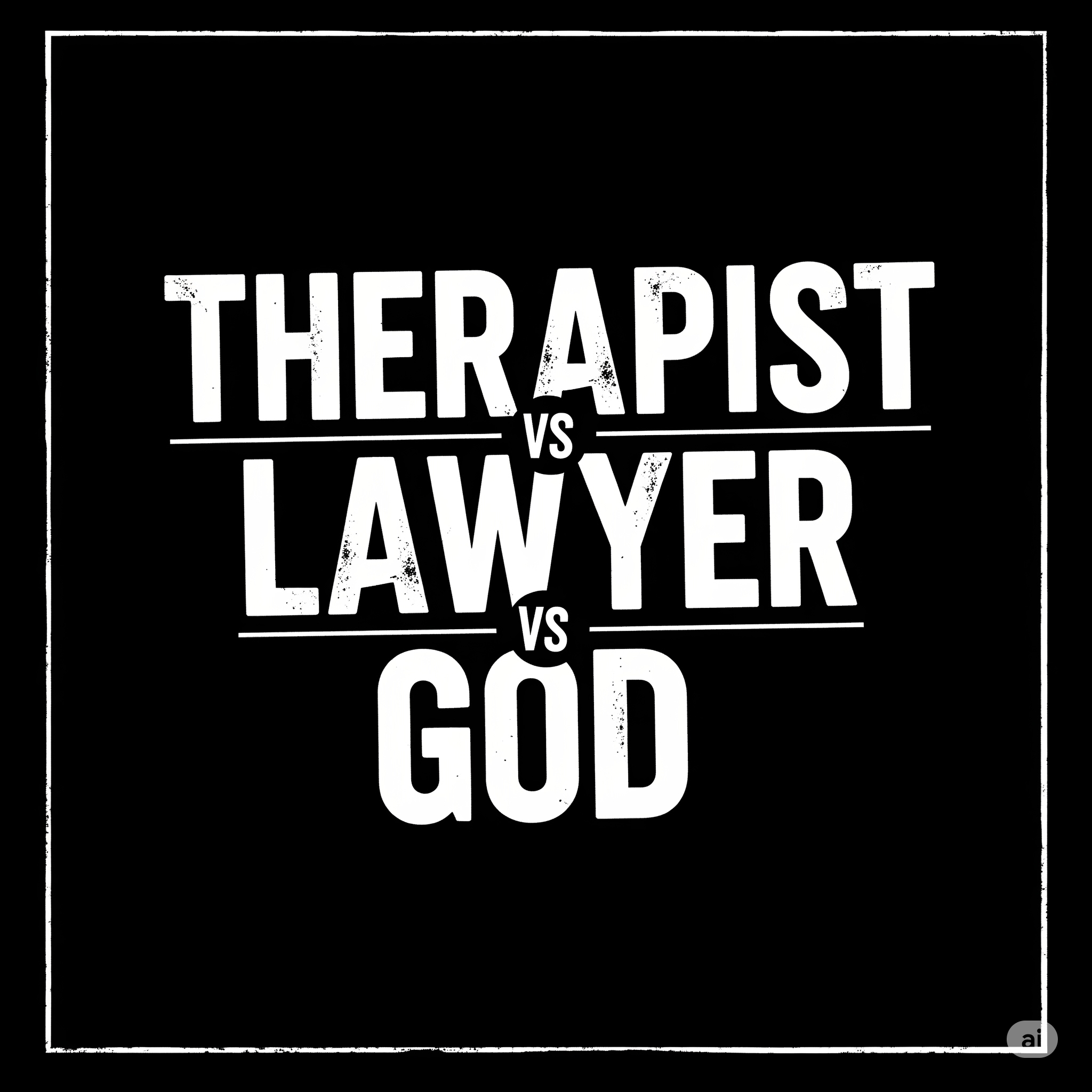 Therapist vs Lawyer vs God: Resolving Emotional Conflict With God