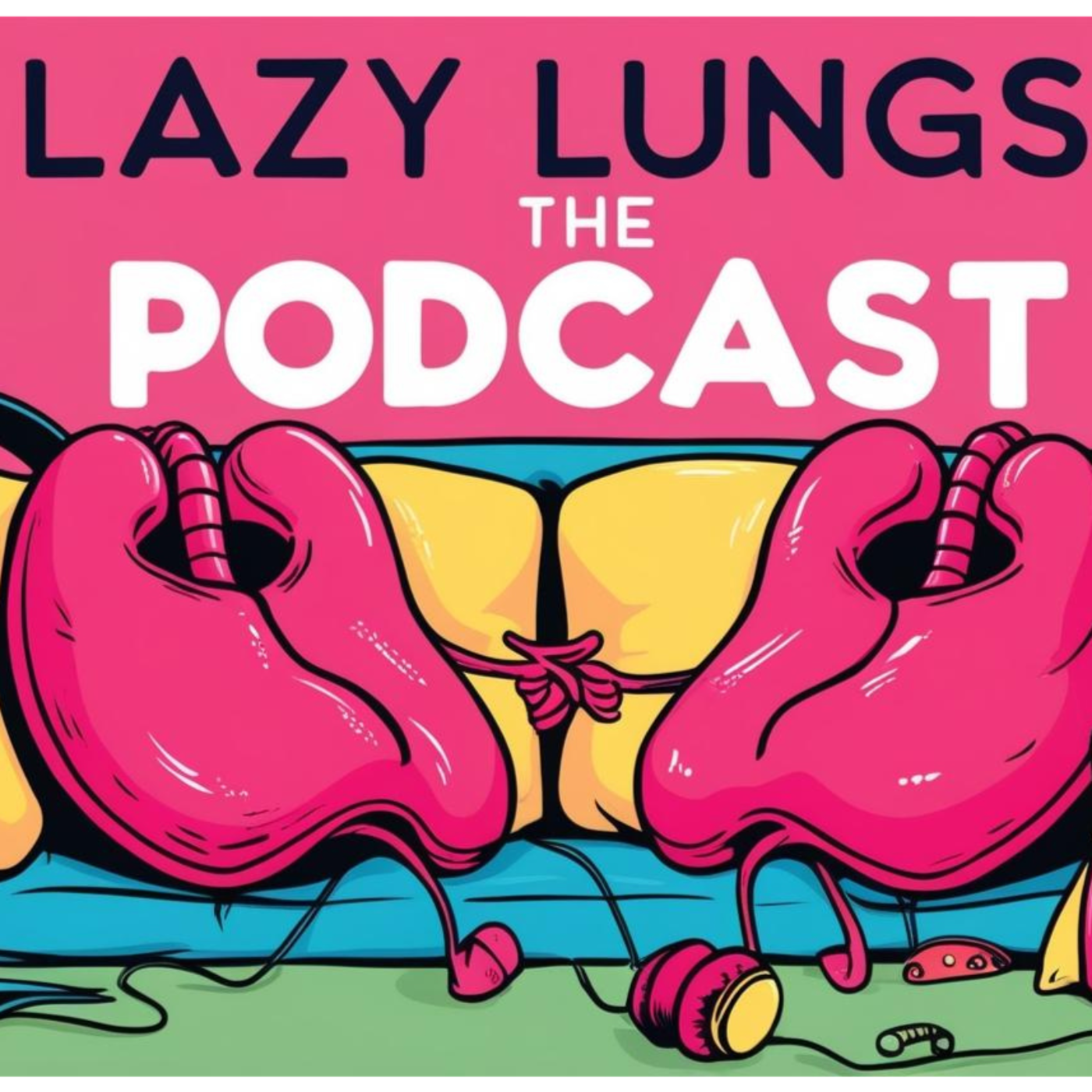 Lazy Lungs The Podcast podcast artwork