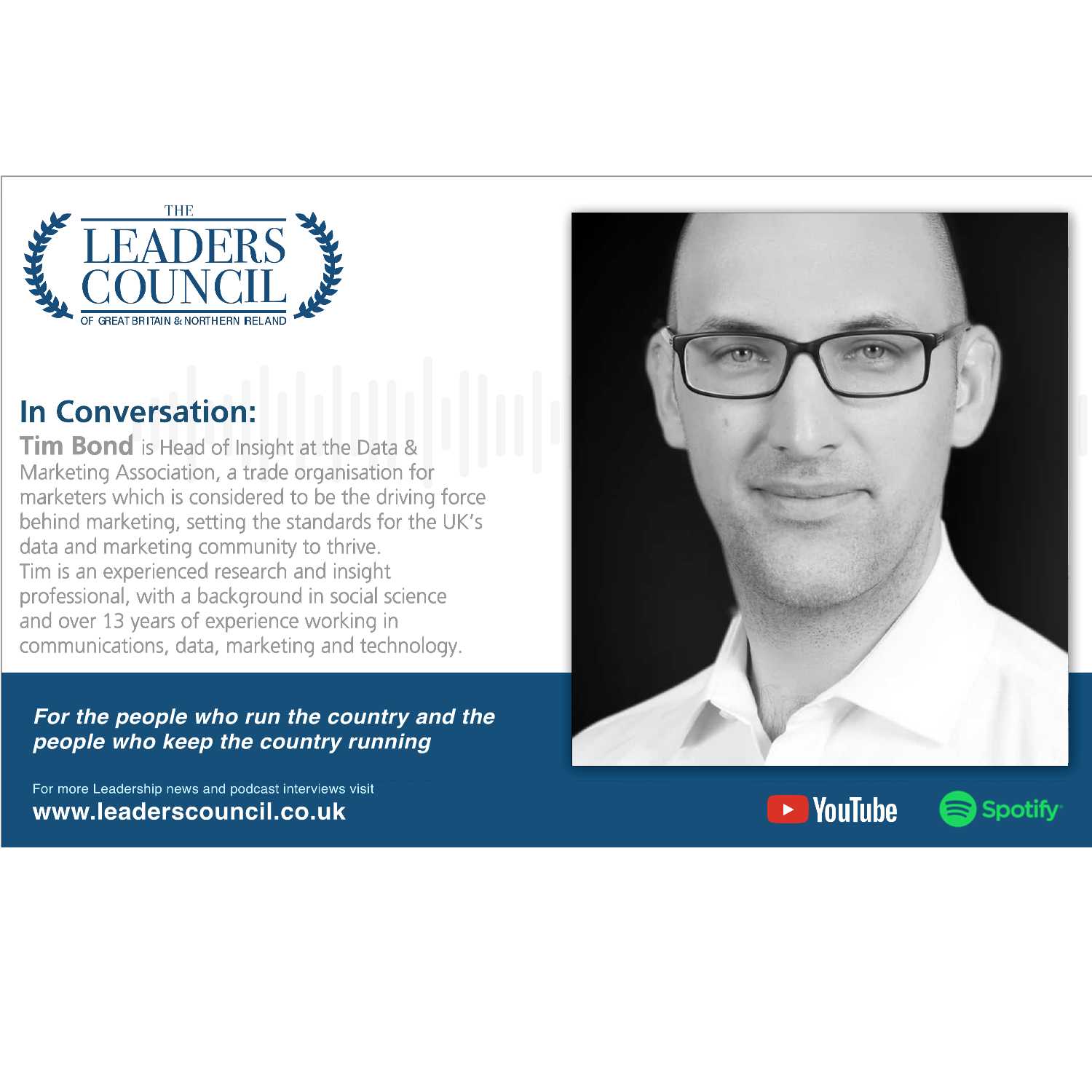 Leadership Matters: Tim Bond episode artwork