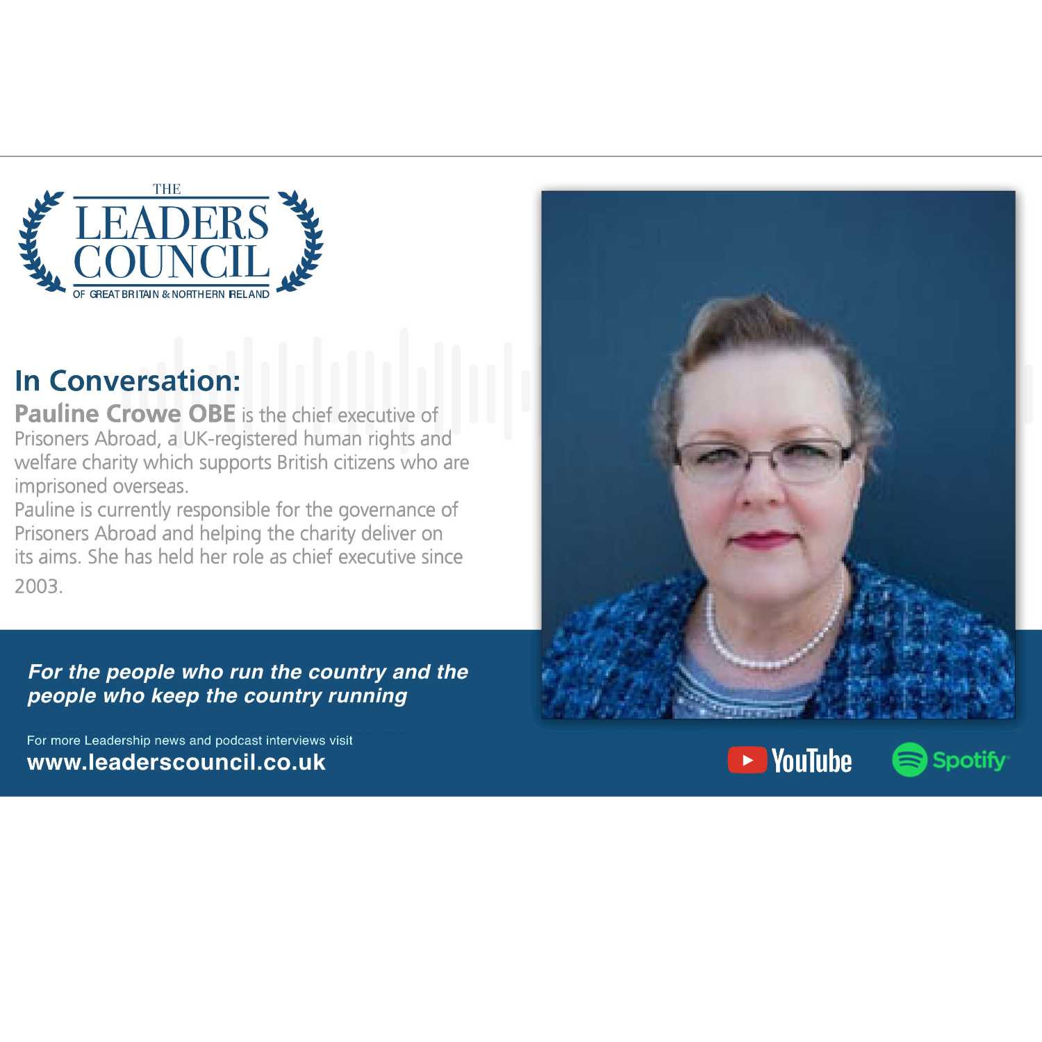 In Conversation: Pauline Crowe OBE episode artwork