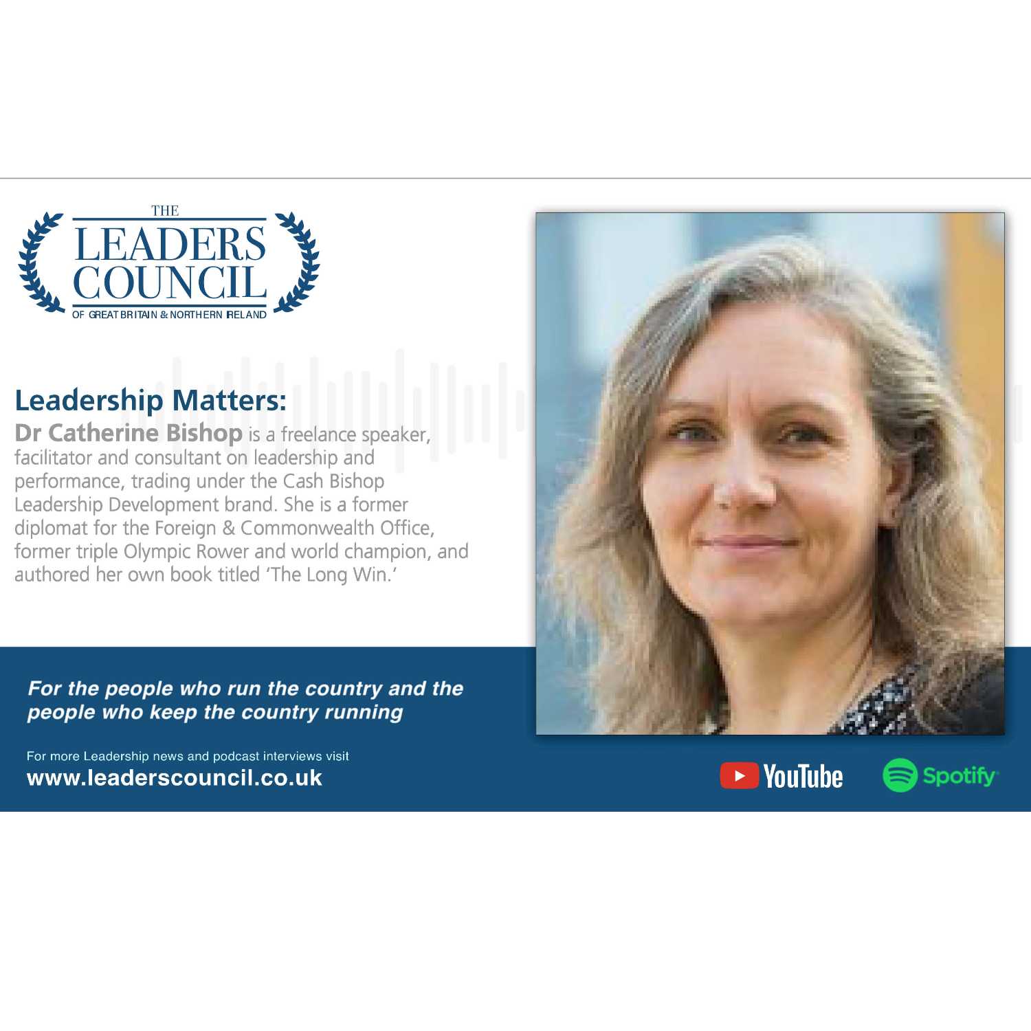 Leadership Matters: Dr Catherine Bishop episode artwork