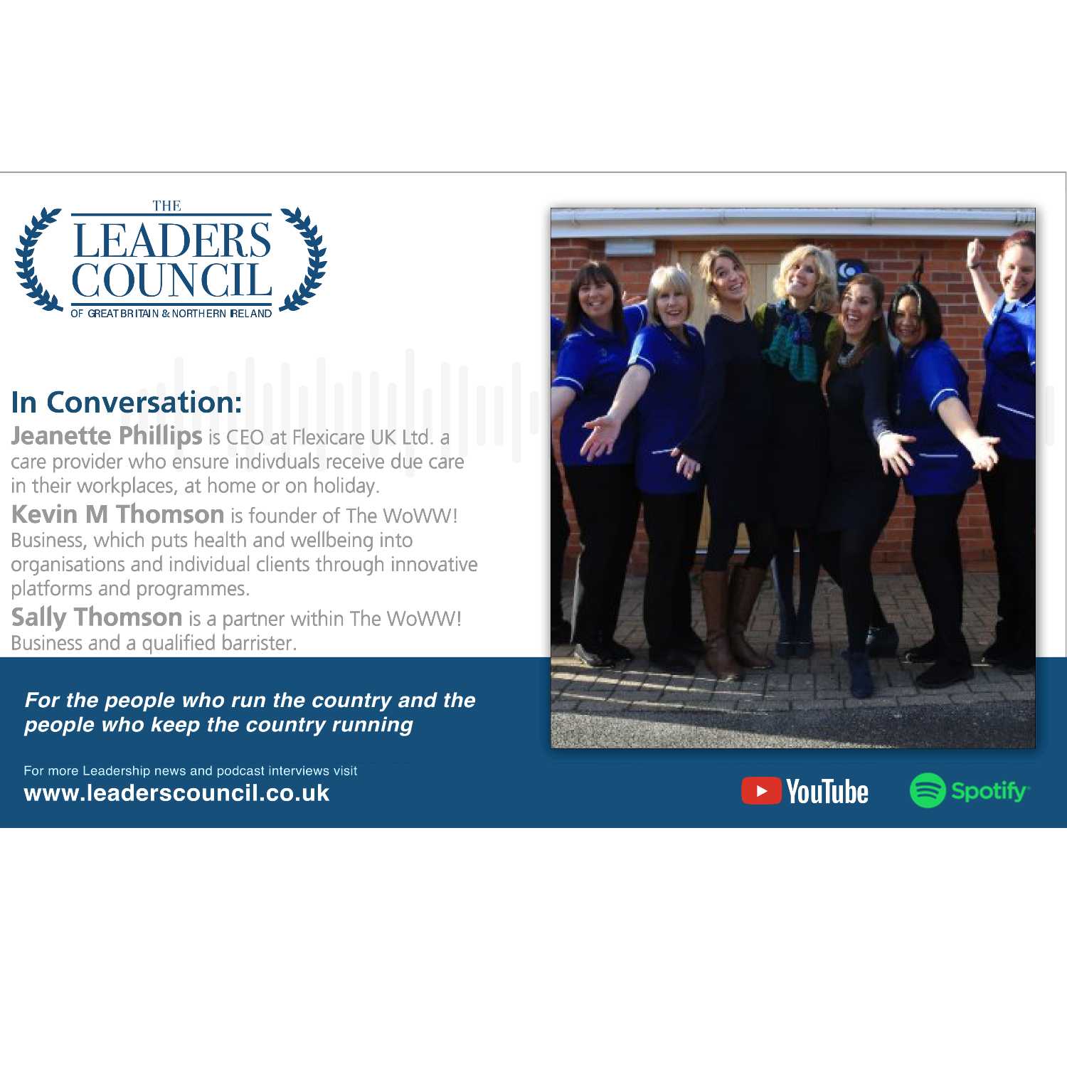 Leadership Matters: Jeanette Phillips, Kevin M Thomson & Sally Thomson  episode artwork