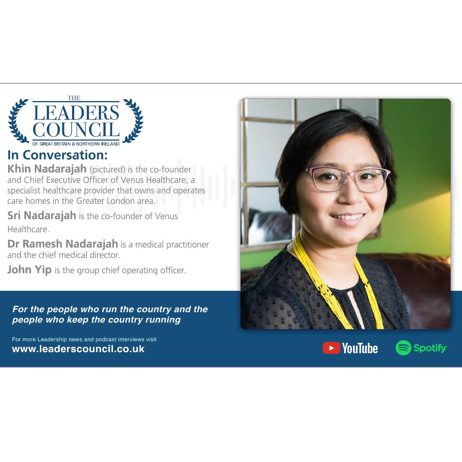 In Conversation: Khin Nadarajah, Sri Nadarajah, Dr Ramesh Nadarajah & John Yip  episode artwork