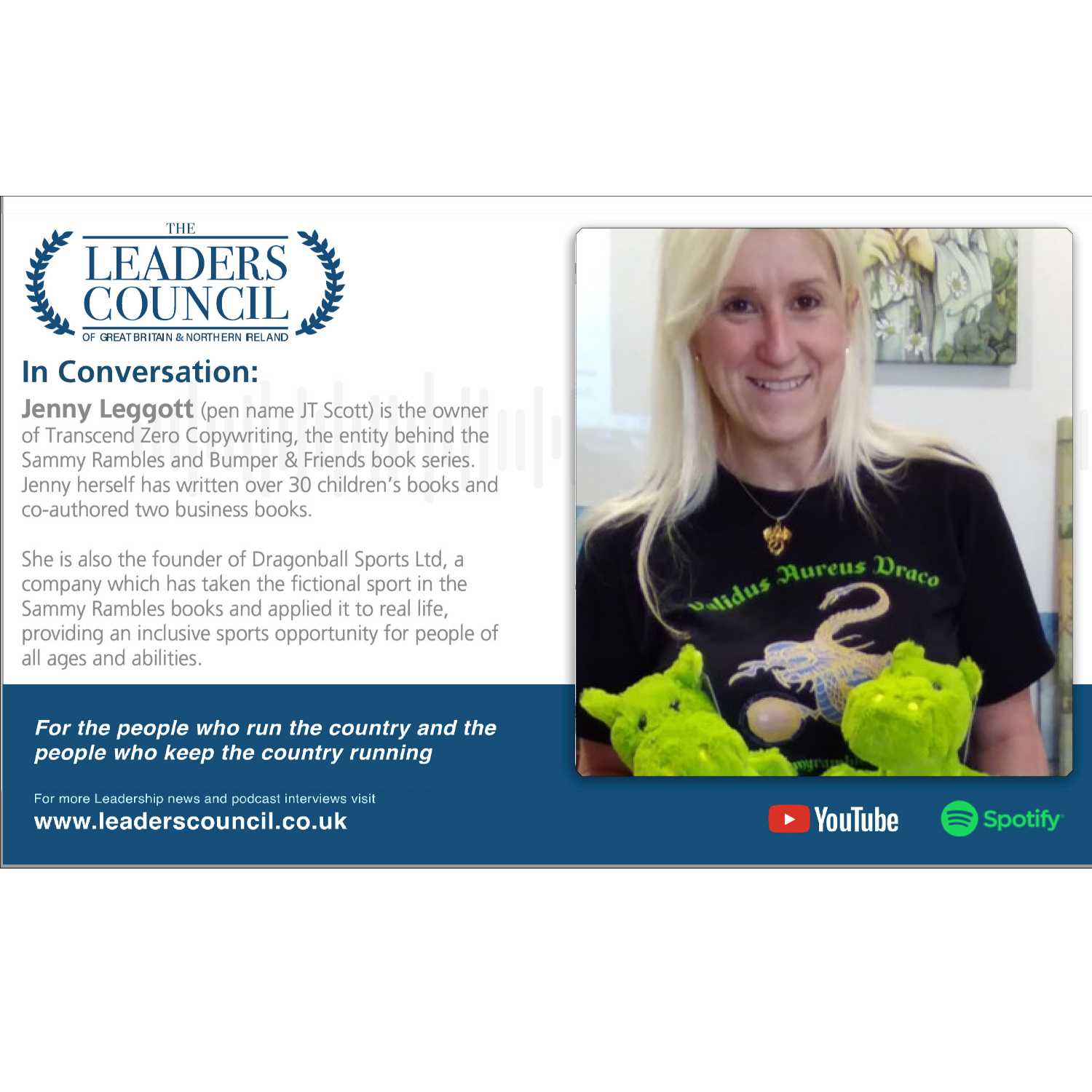 In Conversation: Jenny Leggott  episode artwork