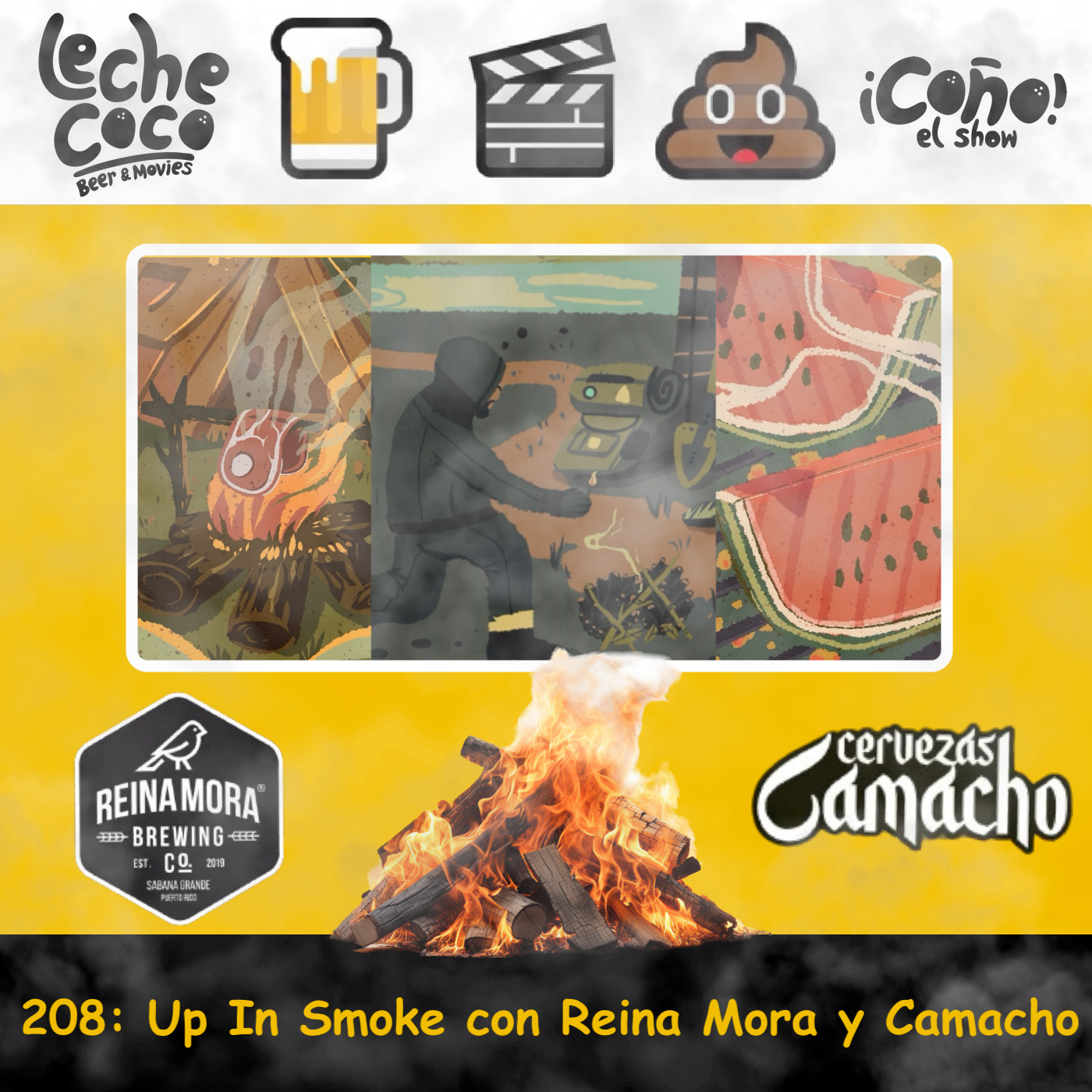 208: Up In Smoke Con Reina Mora y Camacho episode artwork