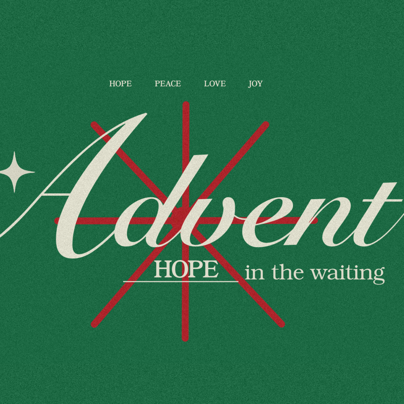 Advent | Hope In The Waiting | Pastor Tony Núñez | December 1st, 2024