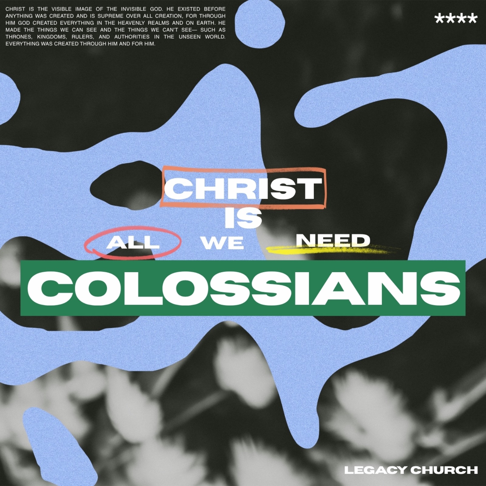 Colossians | Christ Is All We Need | Pastor Tony Núñez | September 6th, 2026 episode artwork