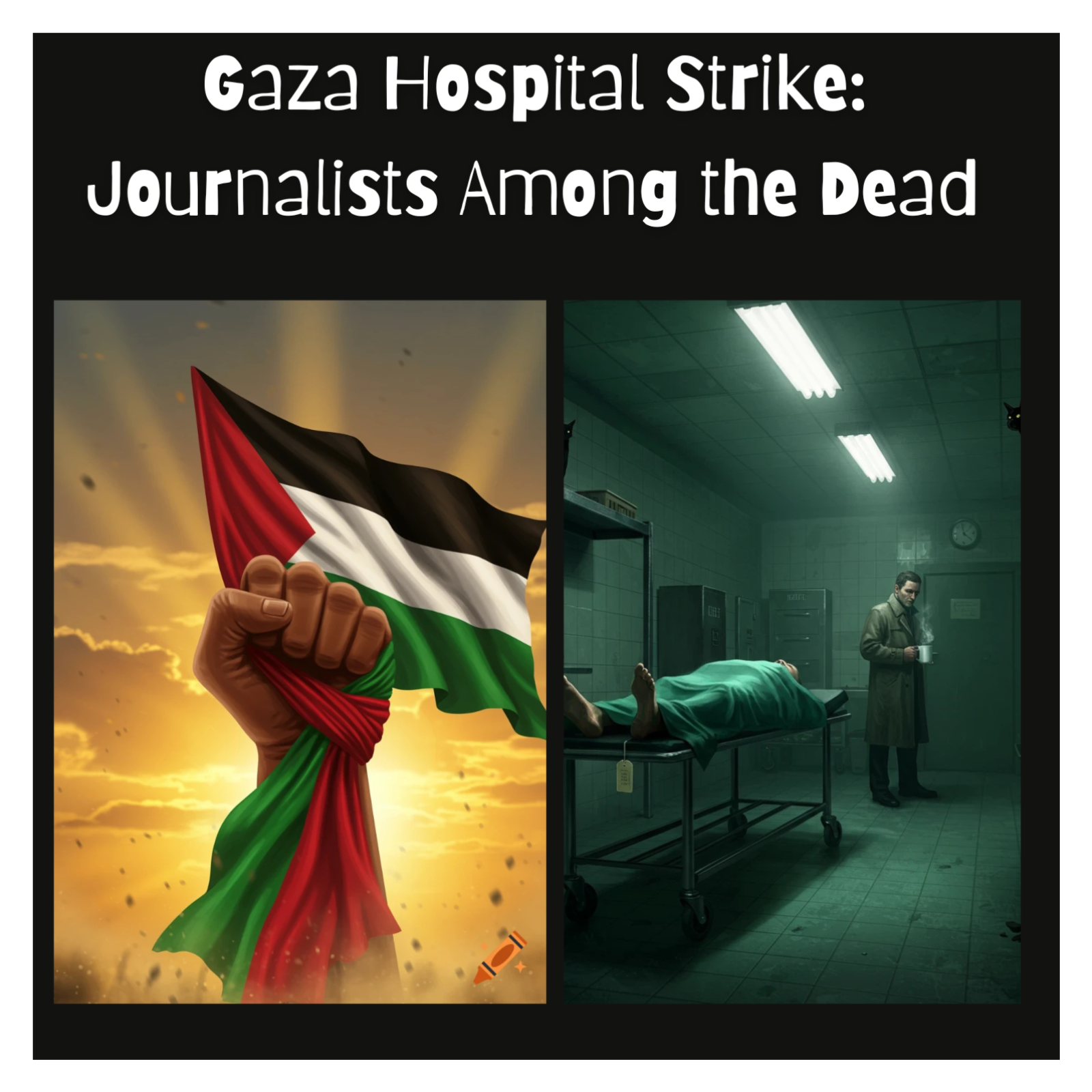Gaza Hospital Strike: Journalists Among the Dead