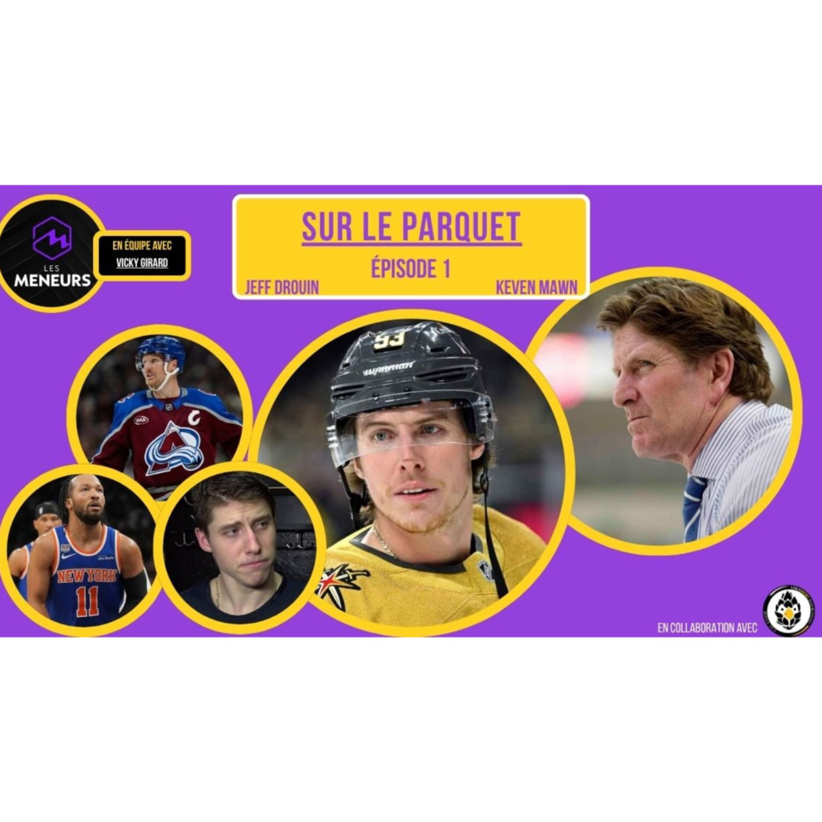 Sur le parquet (E1) - Analyse du cerveau de Mitch Marner, et on jase de Mike Babcock, Joe Pavelski, des Knicks de New York et Gabriel Landeskog episode artwork