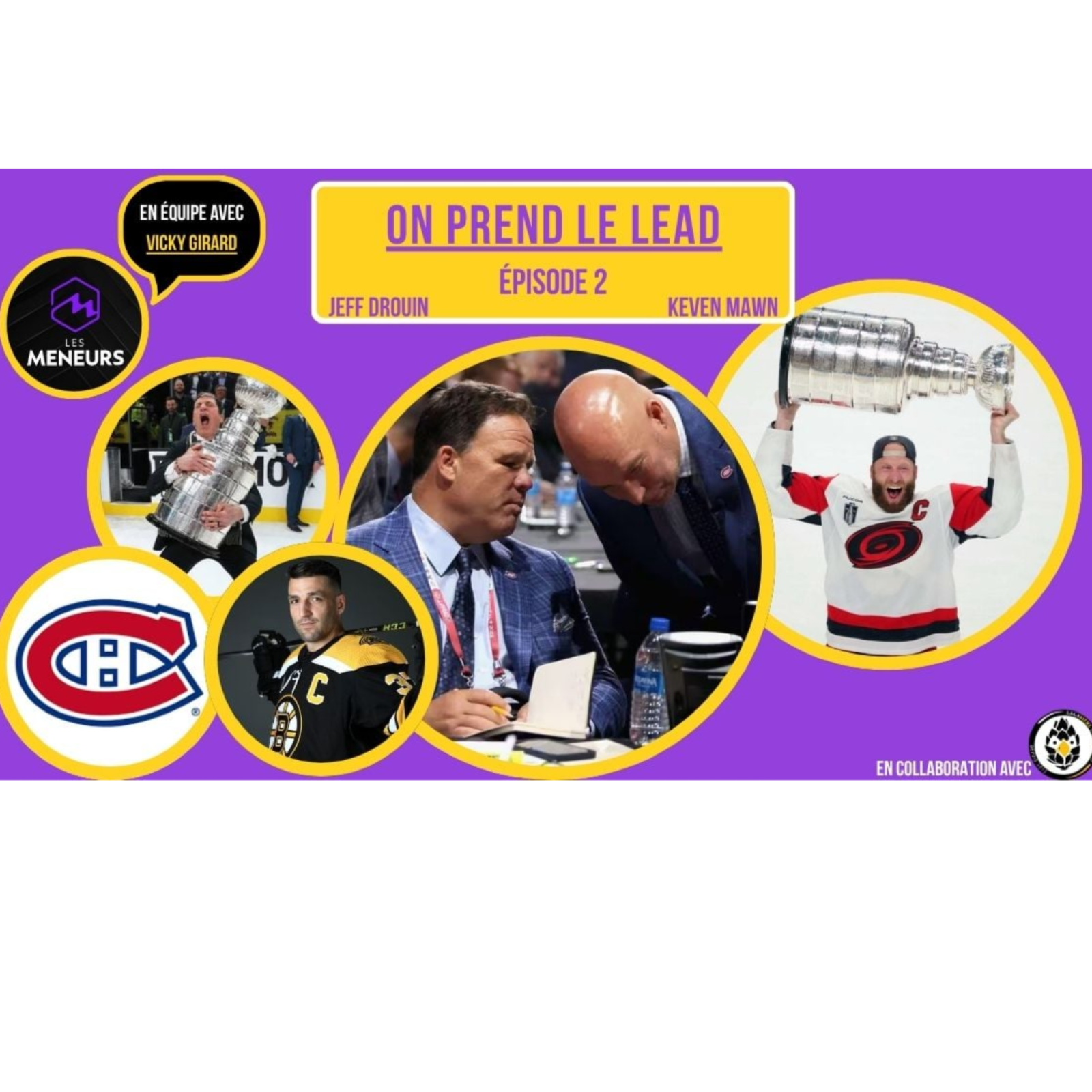 On analyse les questions inusités du CH au Combine de la LNH, la résilience des Canes et Patrice Bergeron 🏒 episode artwork