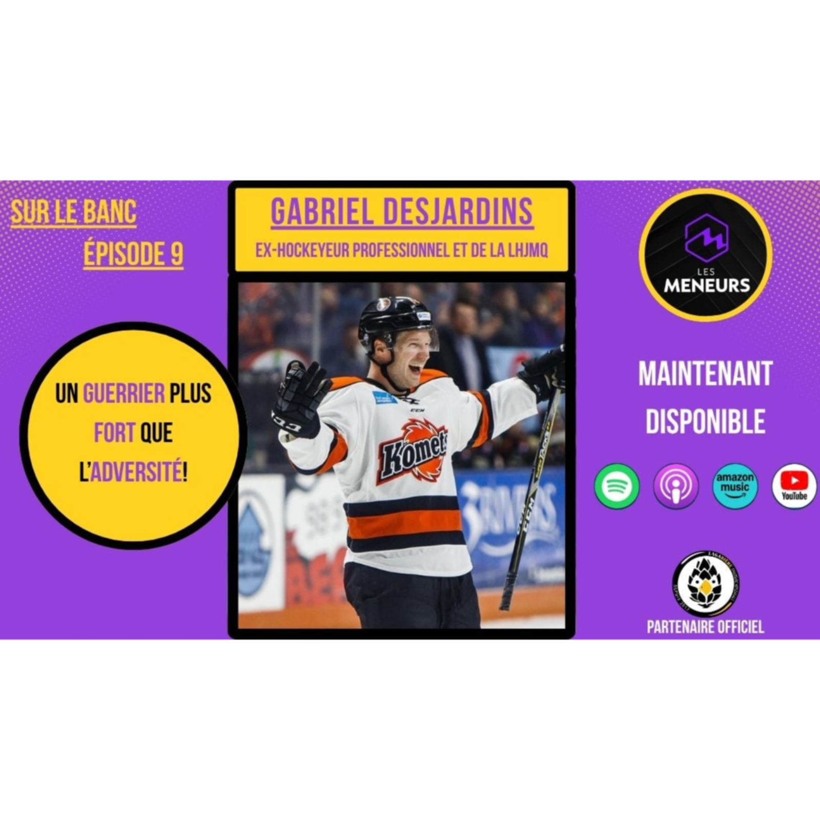 Gabriel Desjardins | Le guerrier plus fort que l'adversité! 💪🏒⚡️ episode artwork