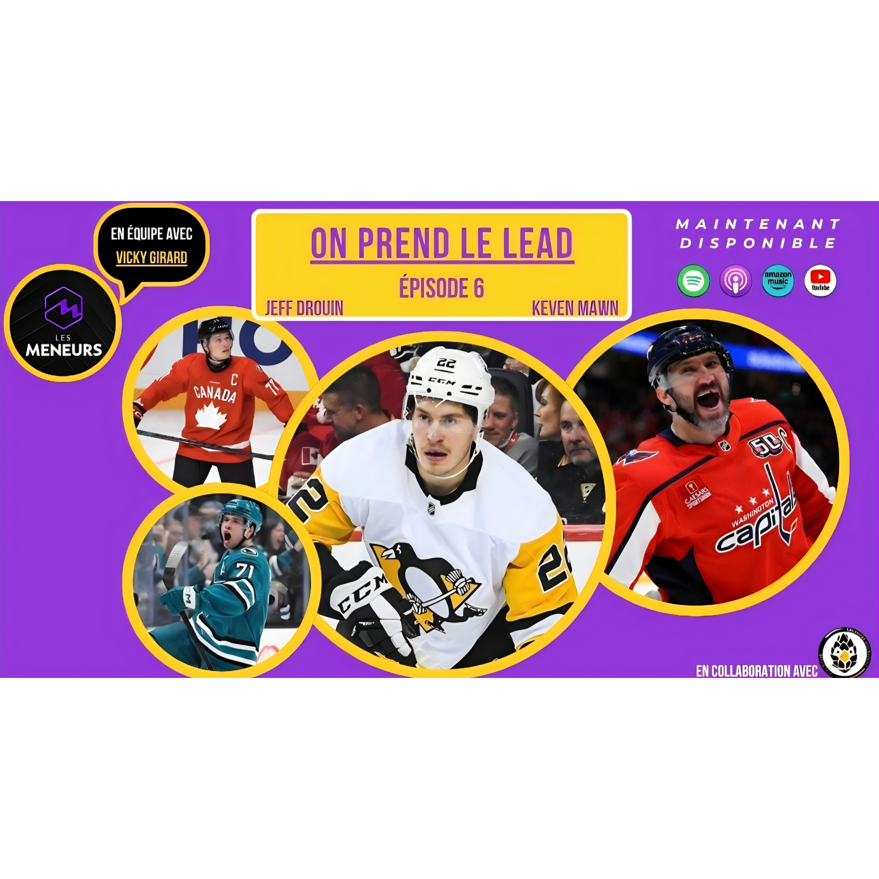 La santé mentale de Samuel Poulin, la confiance d'un athlète, la progression de Macklin Celebrini et la transformation d'Alex Ovechkin | On prend le LEAD episode artwork