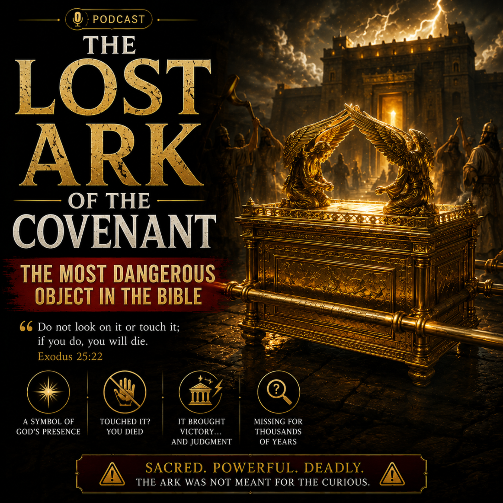 The Lost Ark of the Covenant – The Most Dangerous Object in the Bible episode artwork