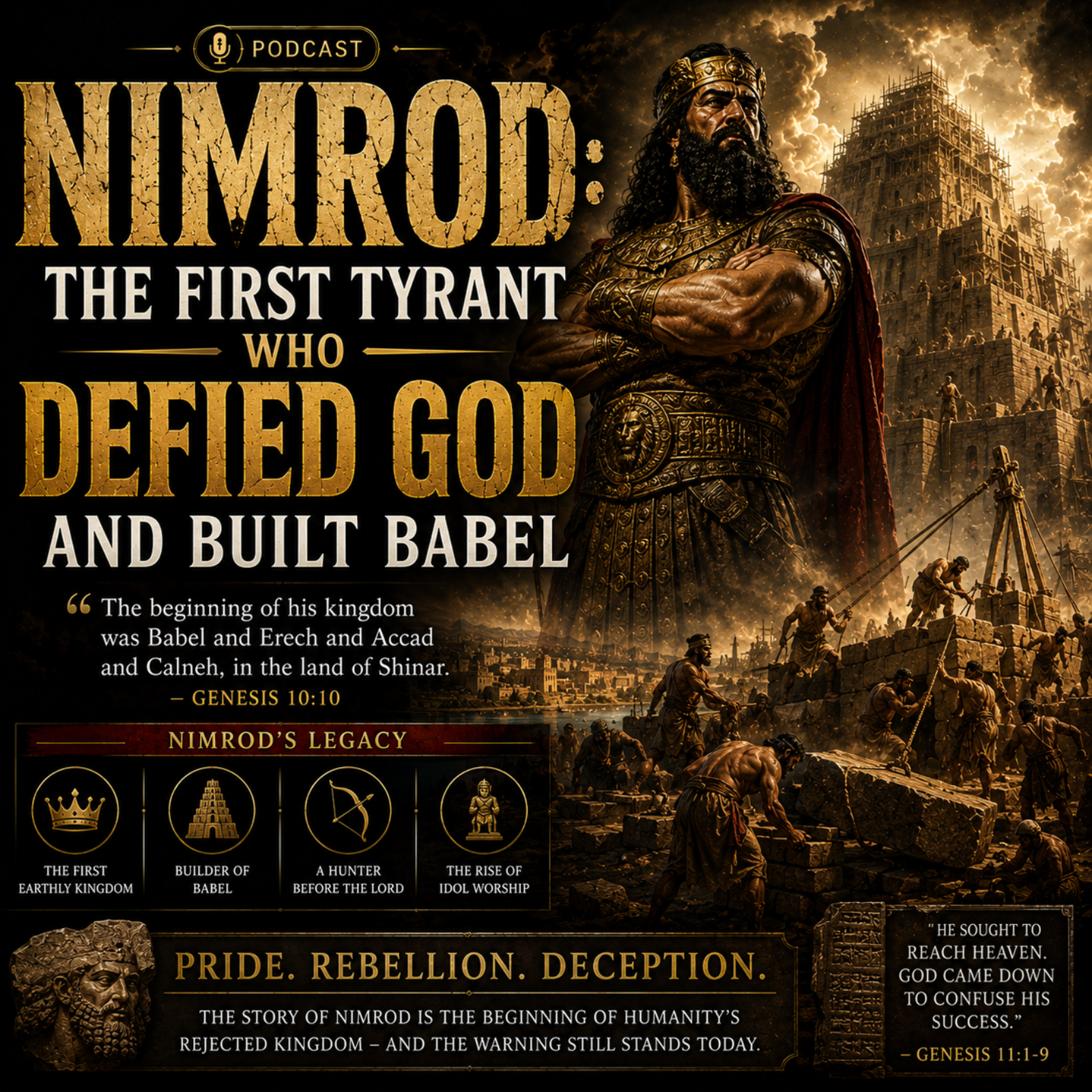 NIMROD: The First Tyrant Who Defied God and Built Babel episode artwork