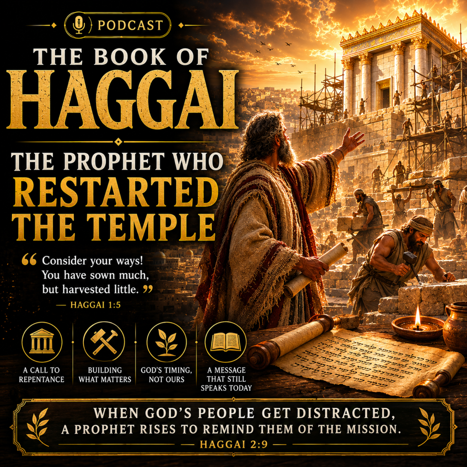 The Book of Haggai - The Prophet Who Restarted the Temple episode artwork