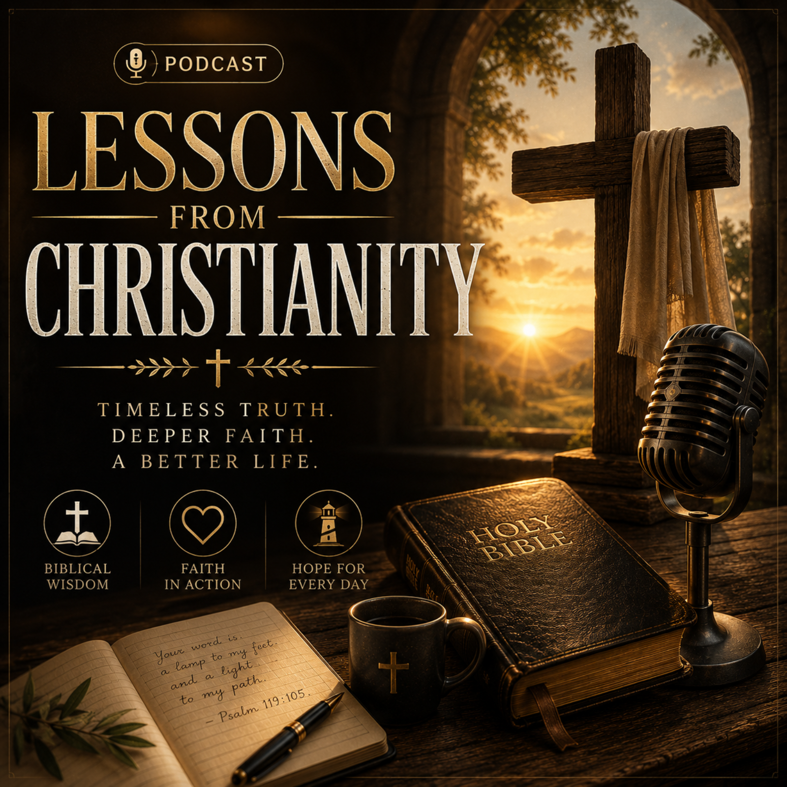 Lessons from Christianity podcast artwork