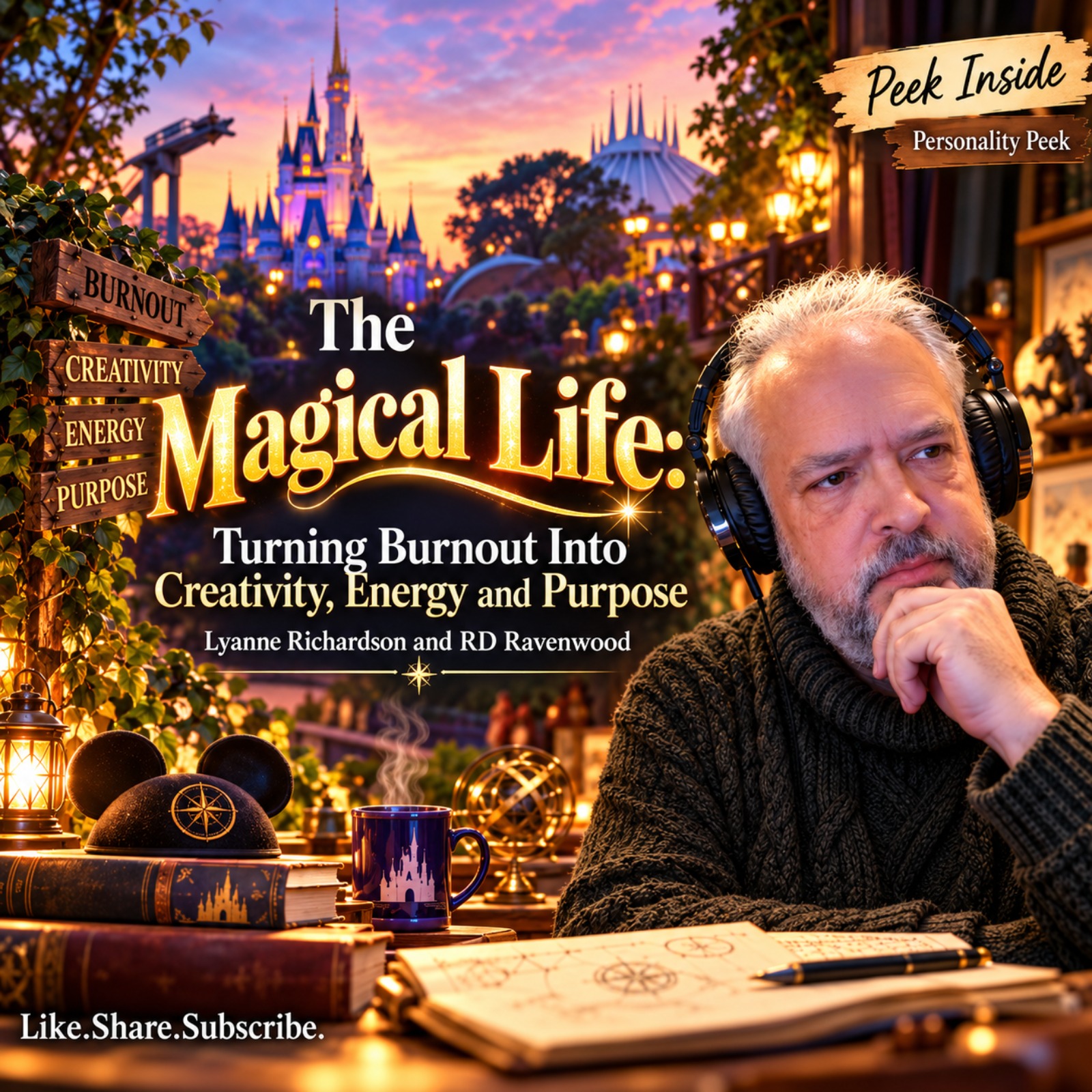 Turning Burnout Into Creativity and Meaning| Lyanne Richardson and RD Ravenwood episode artwork