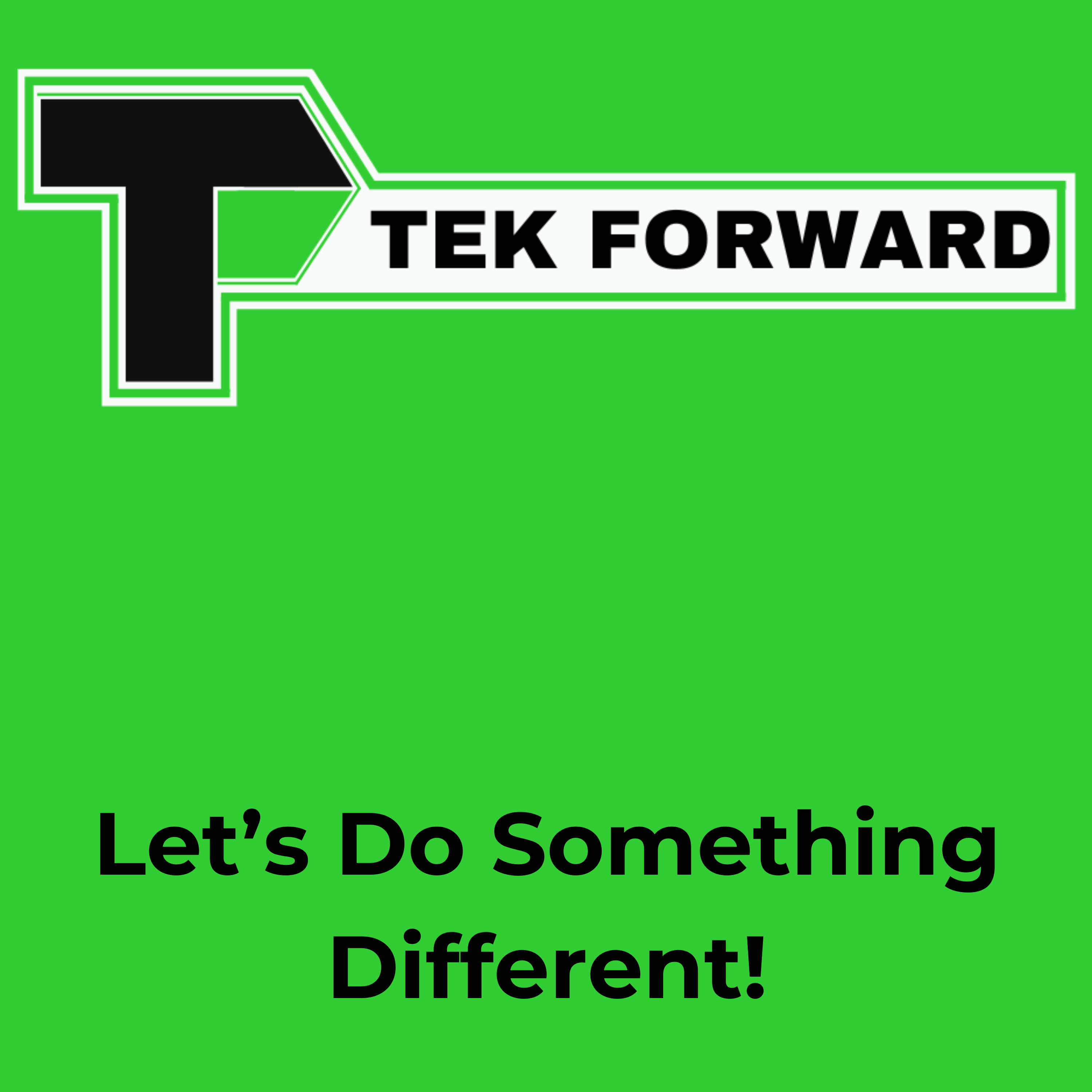 Let's Do Things Different