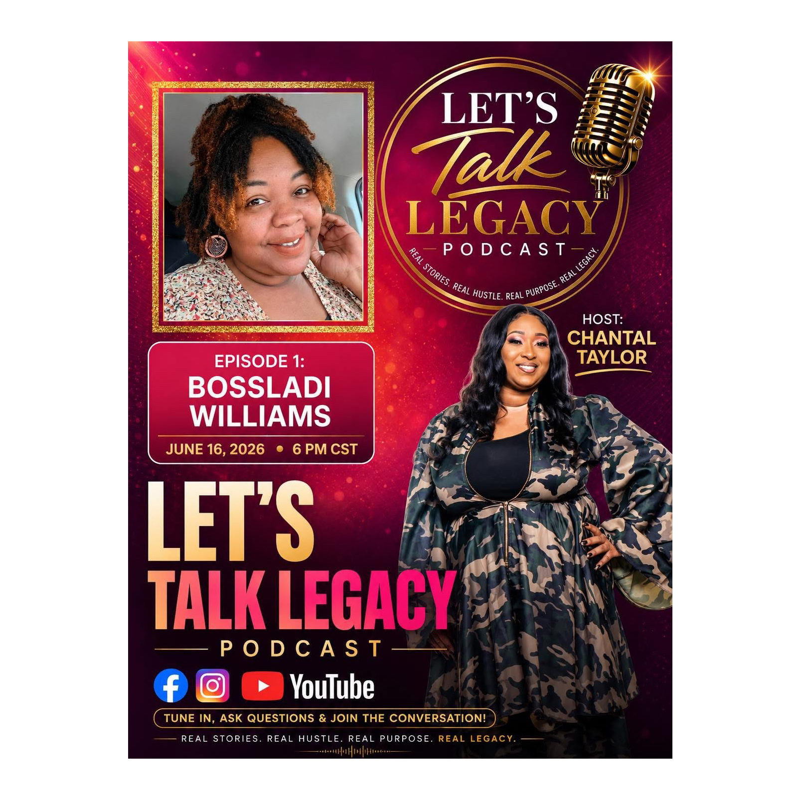 From Vision to Legacy: A Conversation with BossLadi Williams | Let's Talk Legacy Podcast episode artwork