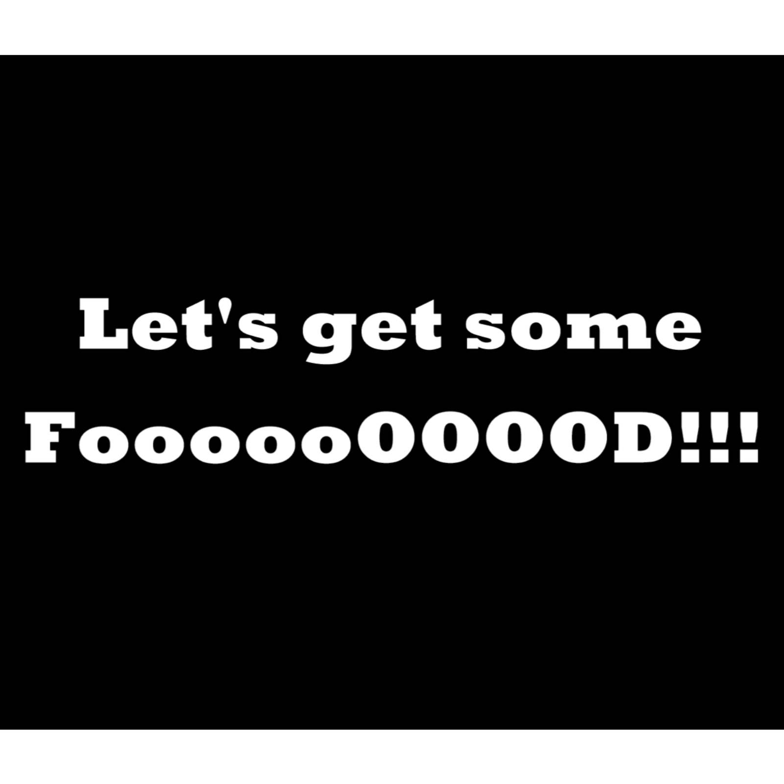 Let's get some fooooOOOOD! podcast artwork