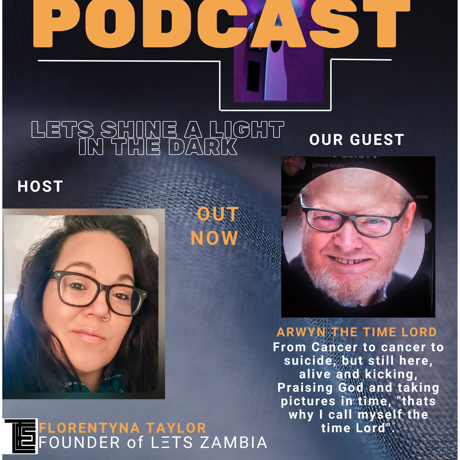 The Time Lord fighting diagnosis, pulling through pain and trying to walk in peace, death to life.