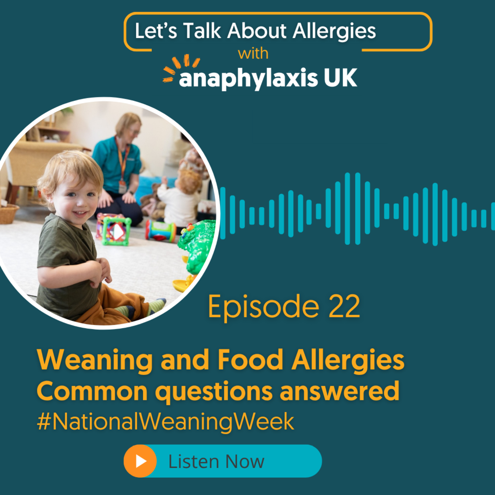 Weaning and Food Allergies: Common questions answered episode artwork