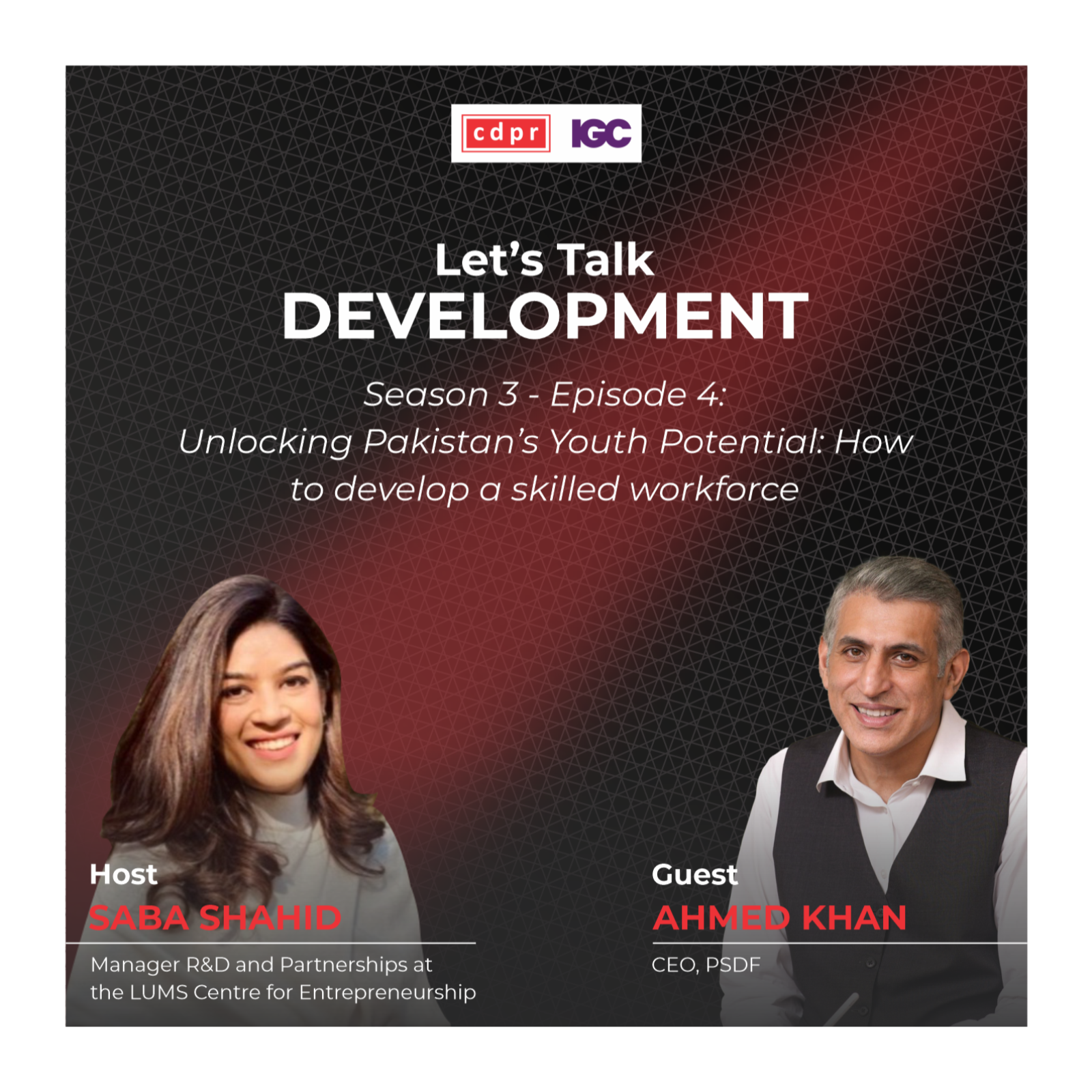 Unlocking Pakistan’s Youth Potential: How to develop a skilled workforce episode artwork