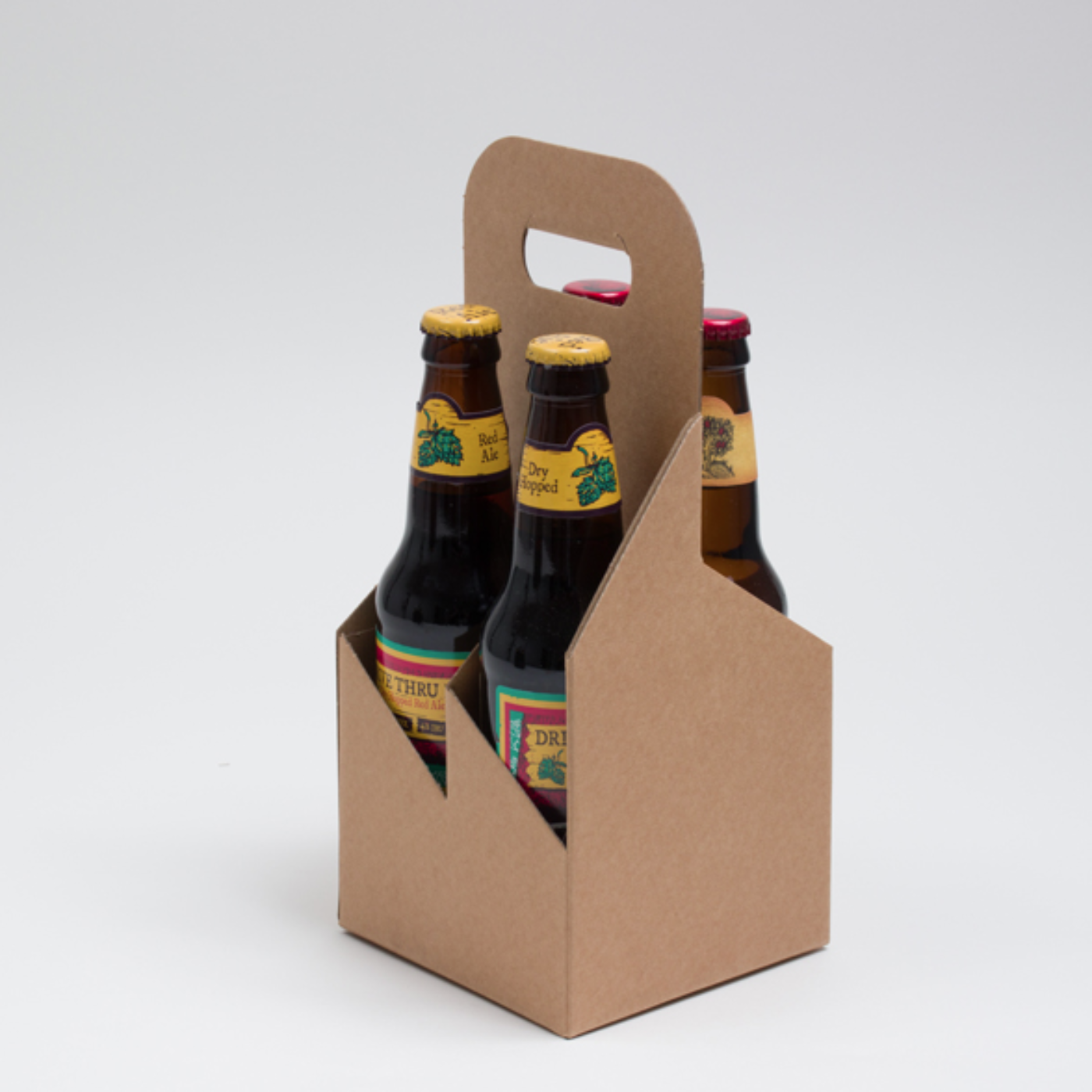 Level Up Your Podcast Merch with Custom Printed 4-Pack Bottle Carriers