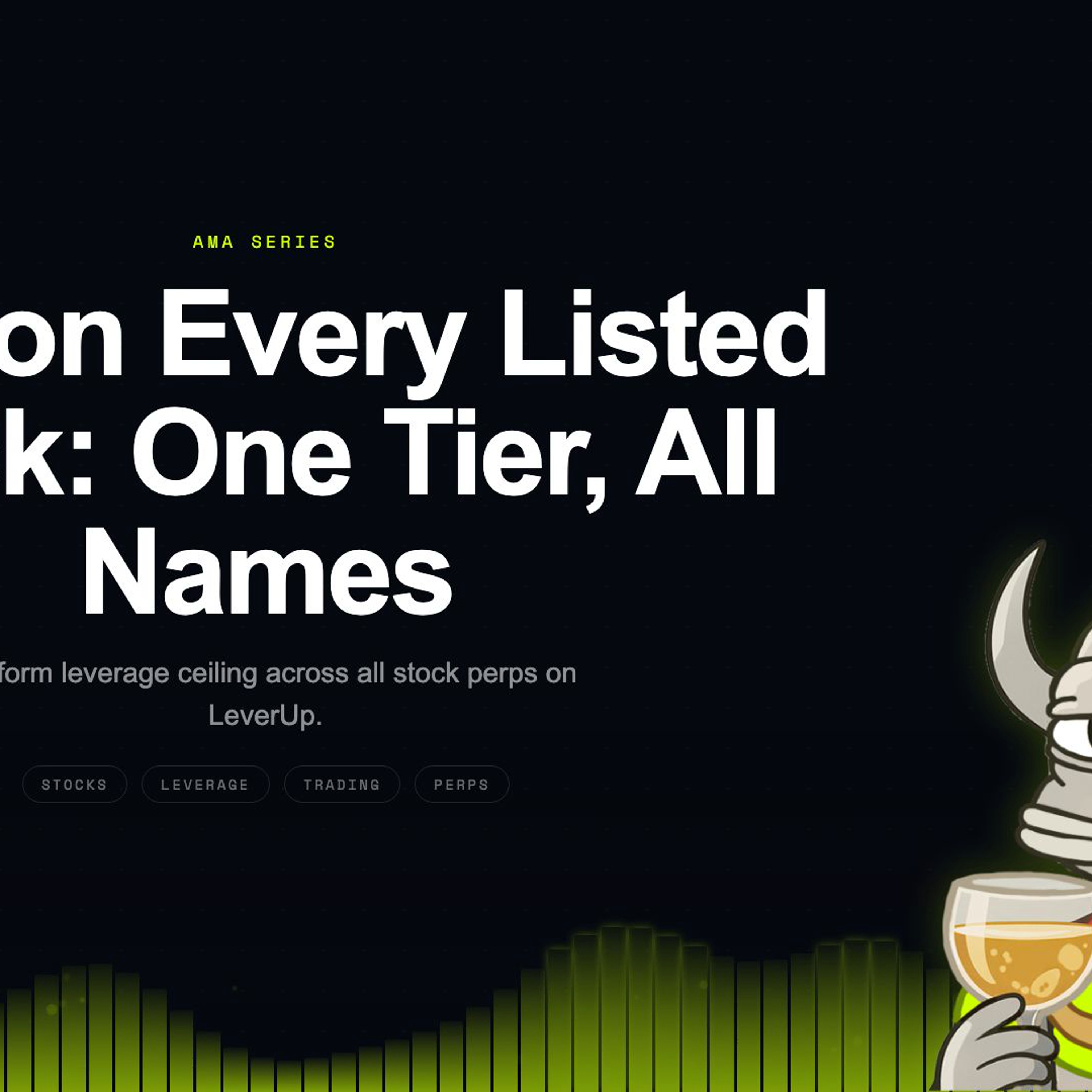 Stock Perps at 100x: Why LeverUp's Leverage Ceiling Is Uniform Across Every Market | LeverUp Podcast episode artwork