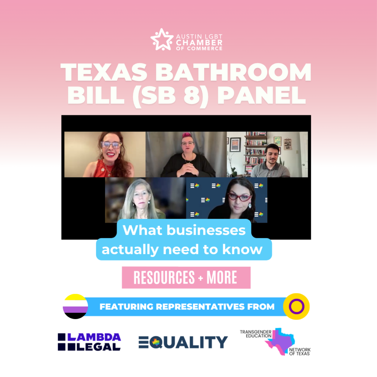 What the Texas Bathroom Bill (SB 8) Means for Businesses: Special TDOV Panel