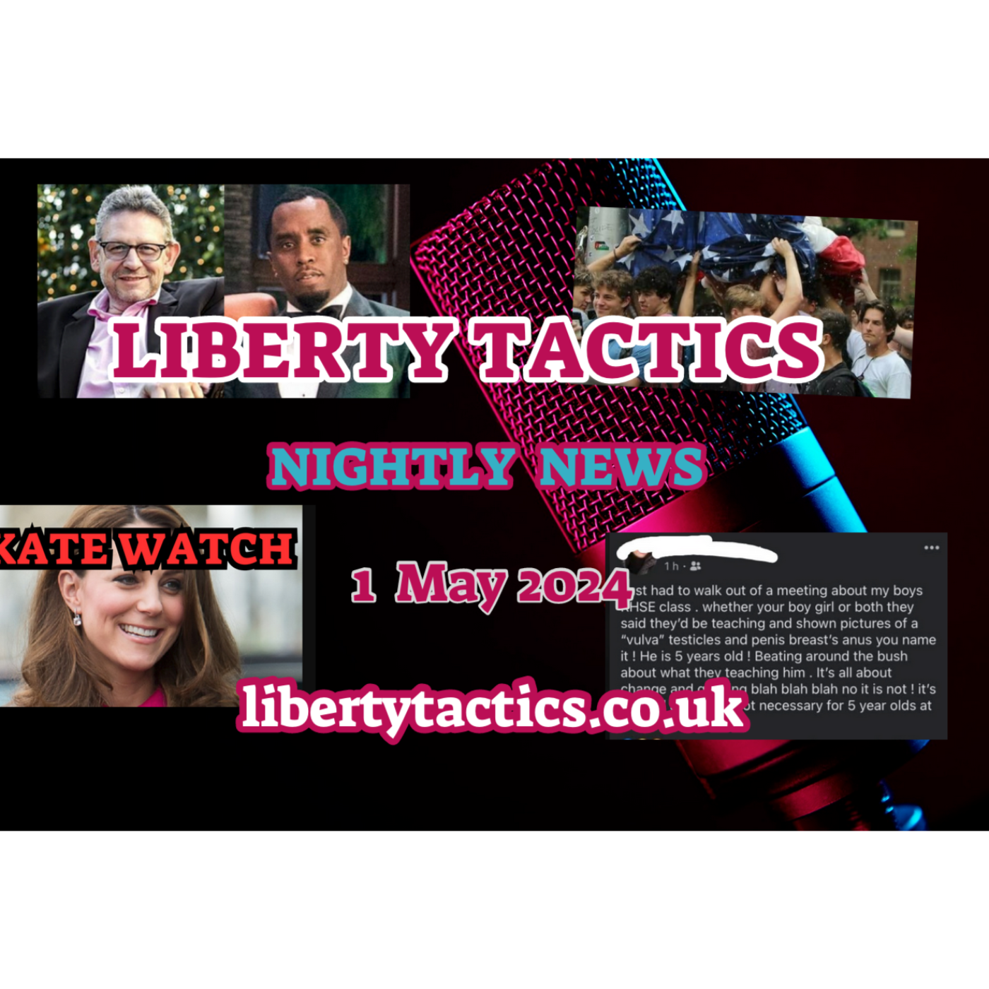 News  1.5.24 - Diddy, UMG, War Games, RSE Horror Stories + KATE WATCH