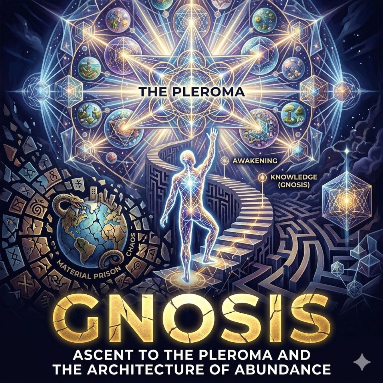 0002 Meditation Mondays - Gnosis - Ascent to the Pleroma and the Architecture of Abundance episode artwork